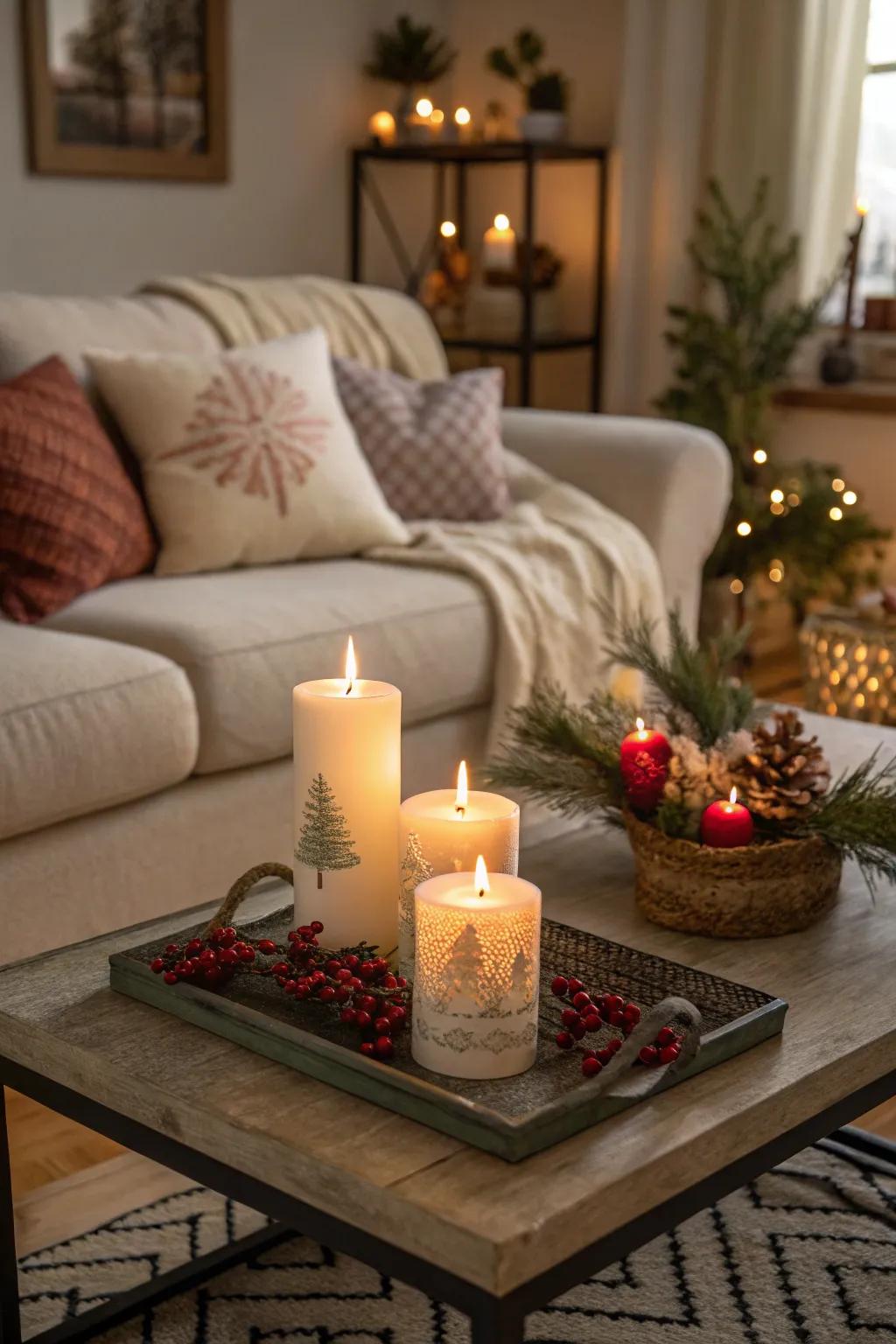 Employ holiday lights to fill your residence using festive fragrances.