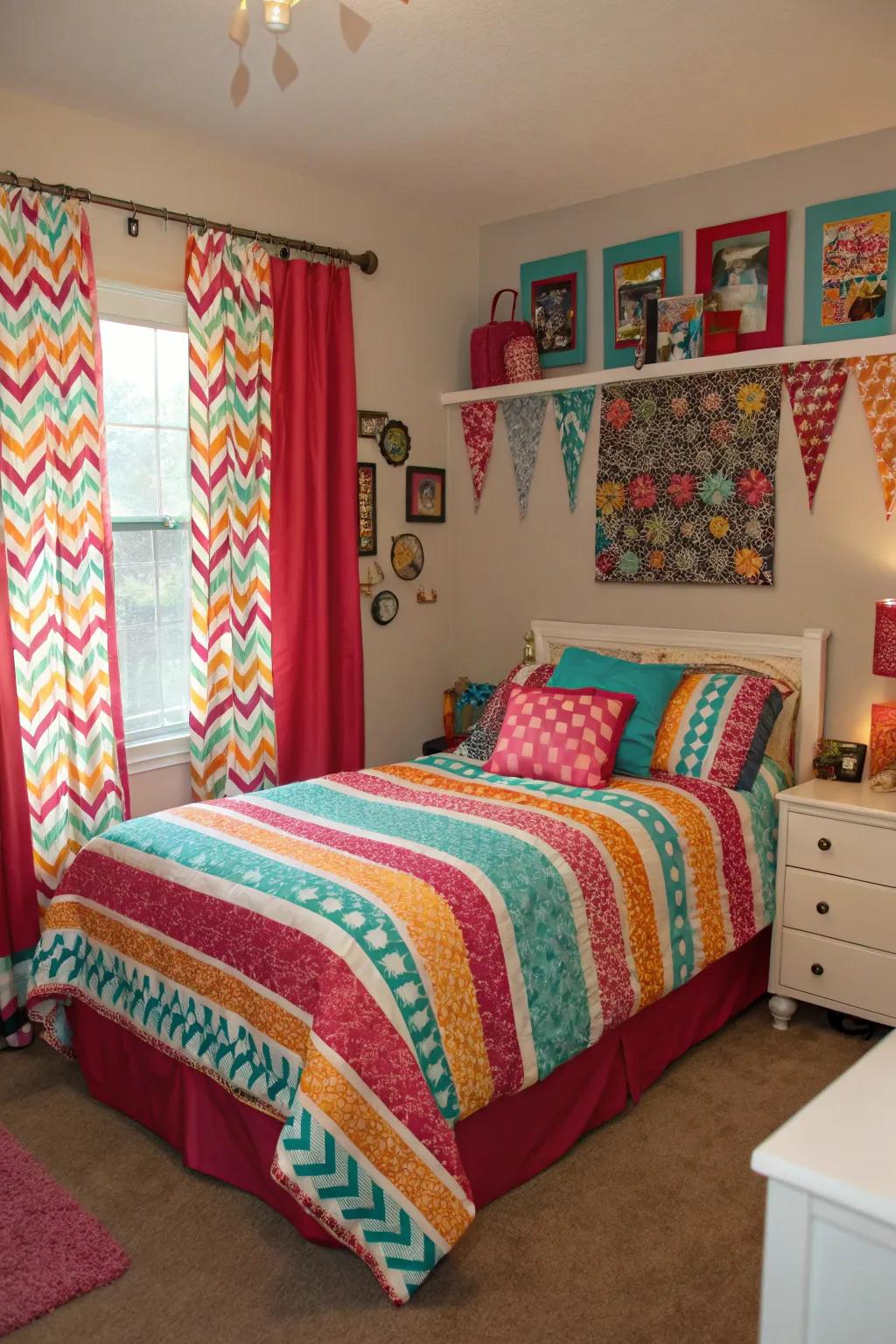Bold patterns bring energy and style to a room.