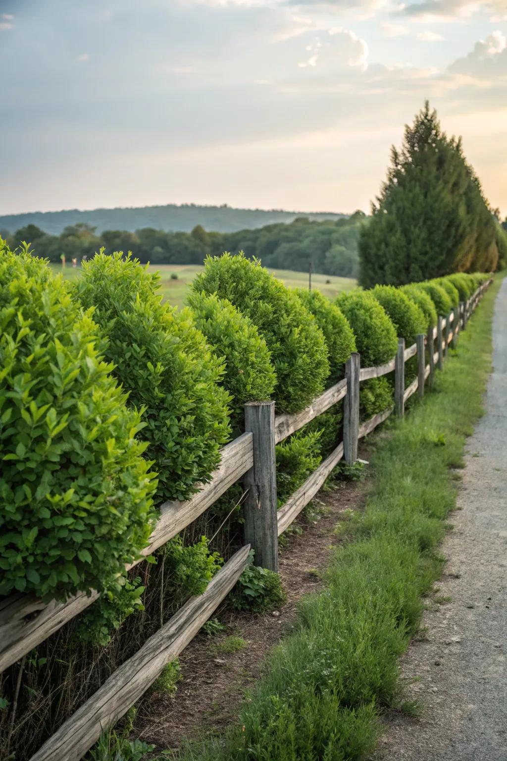 Lush shrubs deliver a verdant setting to any garden.