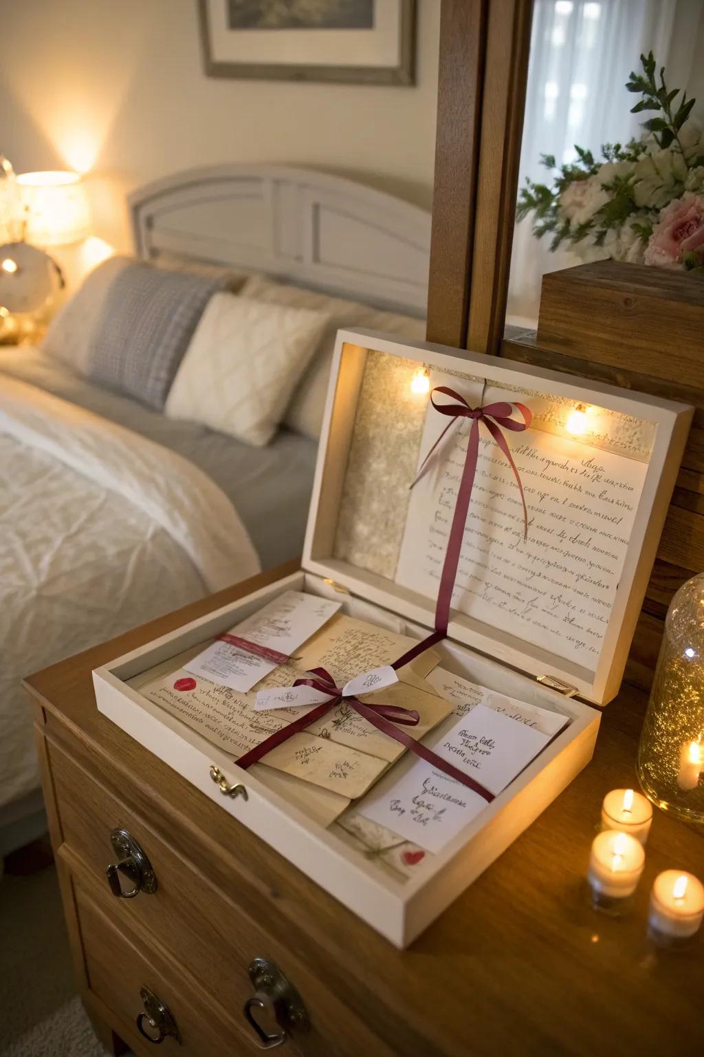 Preserve your heartfelt written sentiments in an enduring presentation.
