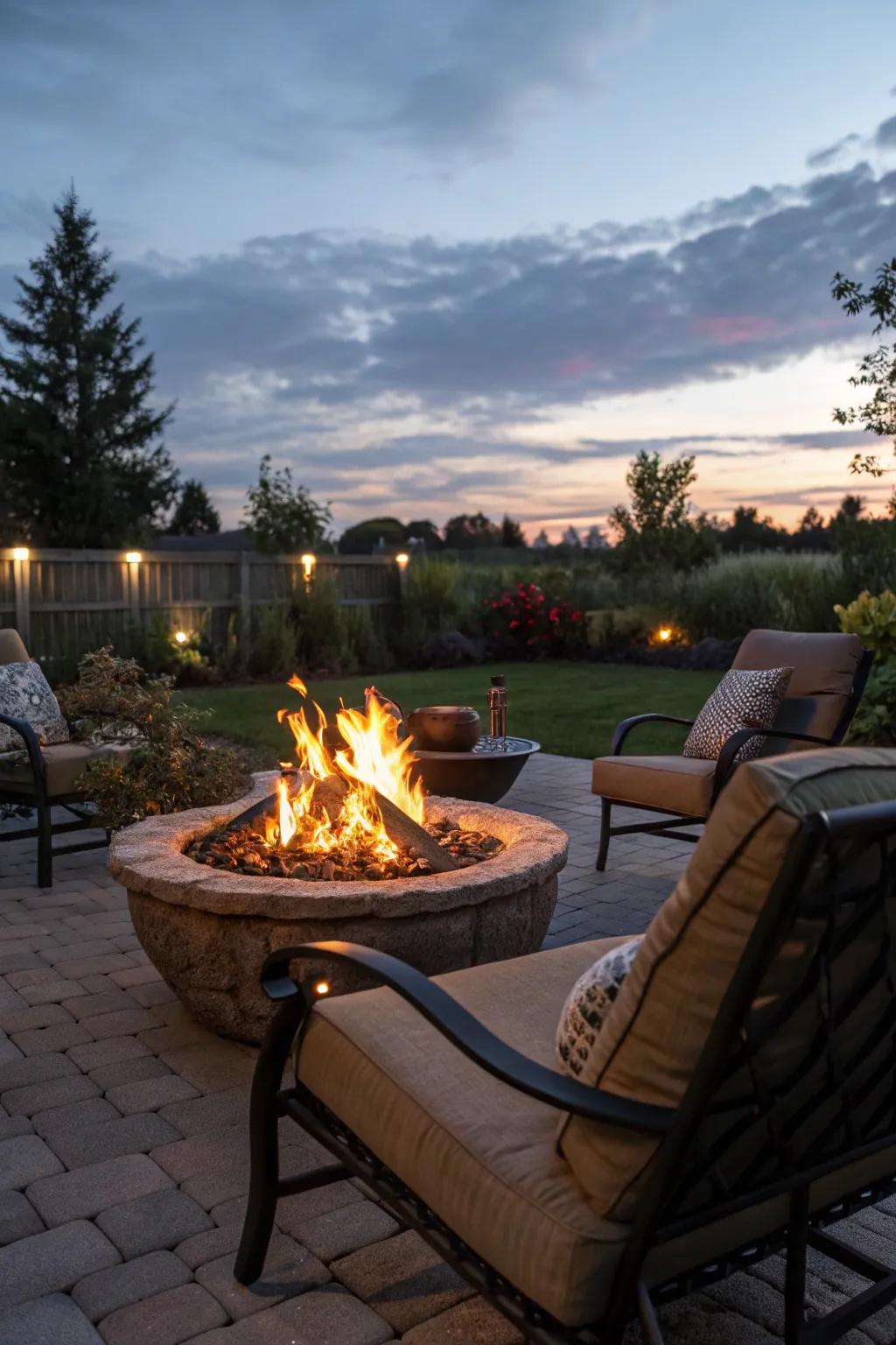 Congregate around a warm brazier for evenings filled with camaraderie and treasured memories.