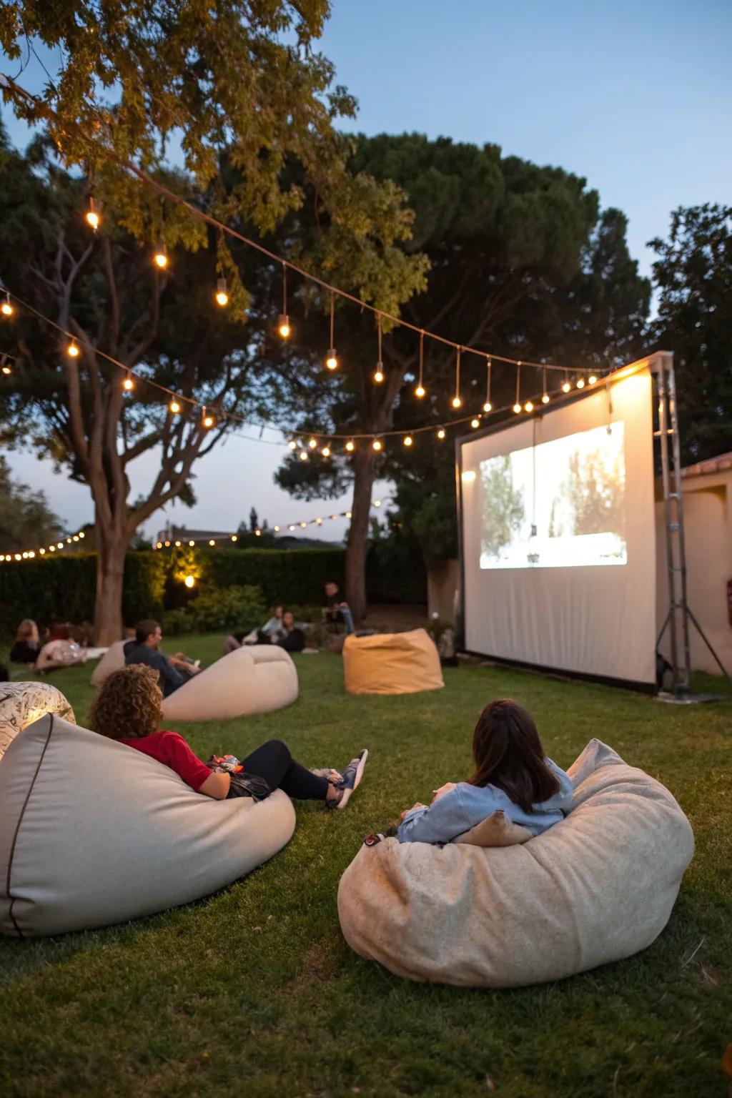 Bean bags deliver unparalleled comfort, permitting you to dissolve into your cinema experience.