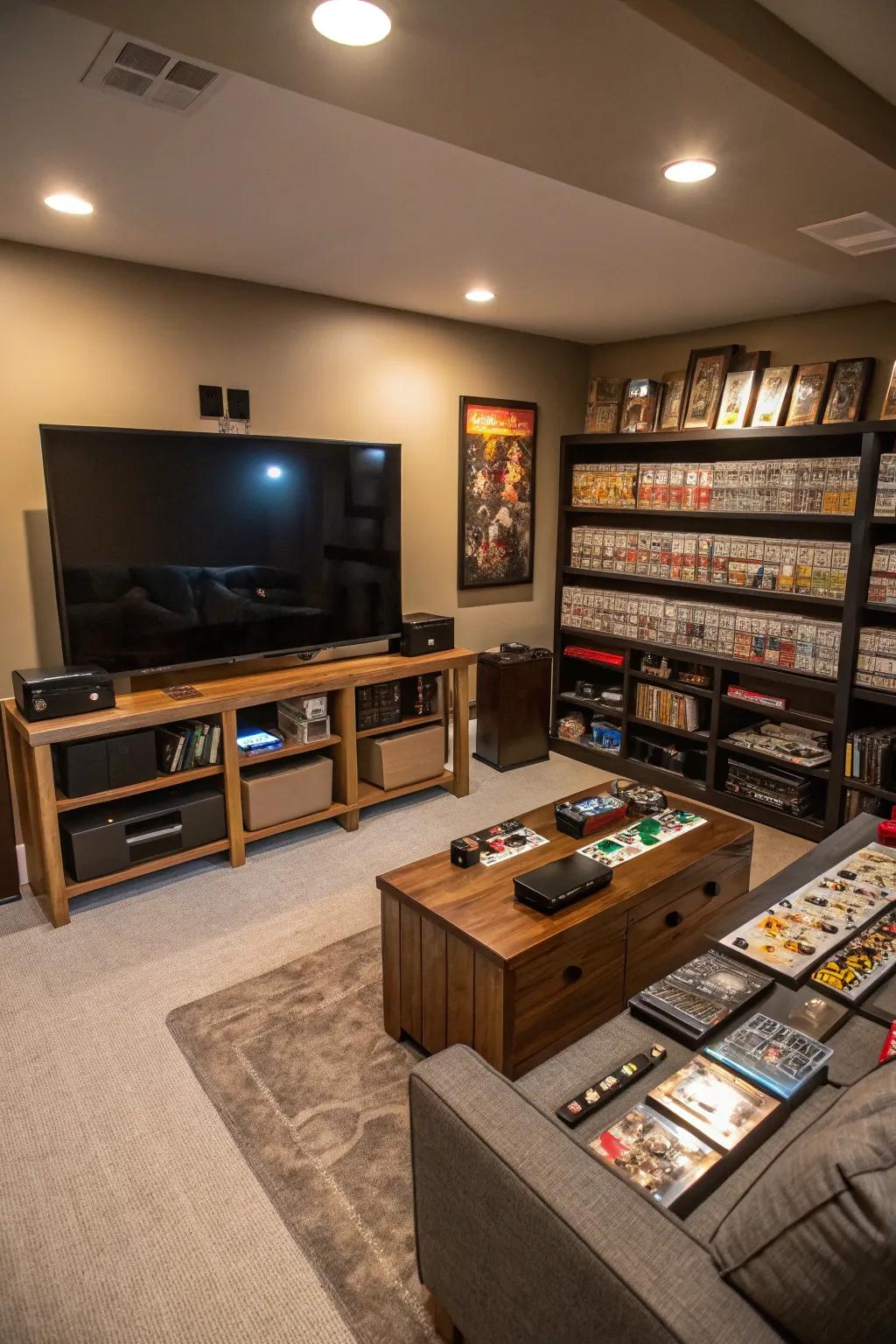 Step up your relaxation time with a specialized gaming zone.