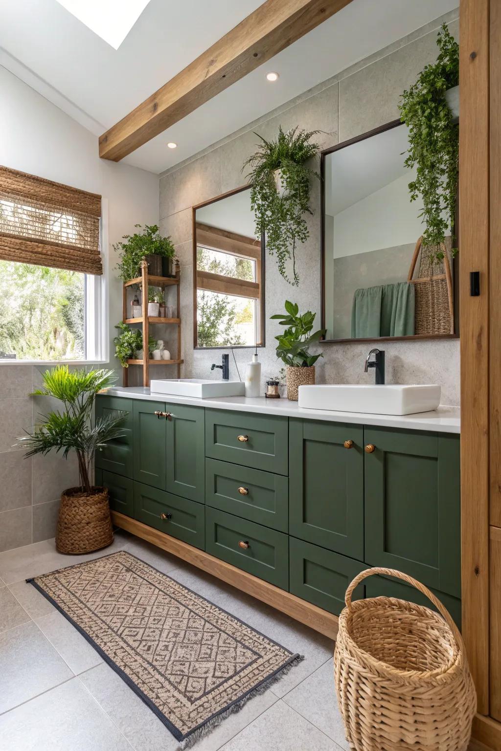 Verdant brings a revitalizing natural touch to your bathroom.