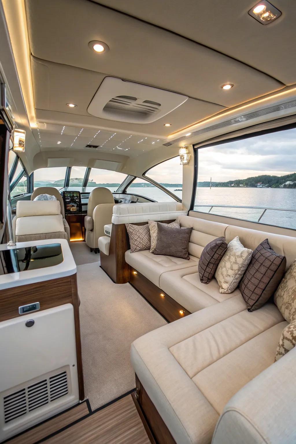 Adaptable lounge furnishings that transform into a bed, excellent for compact quarters.