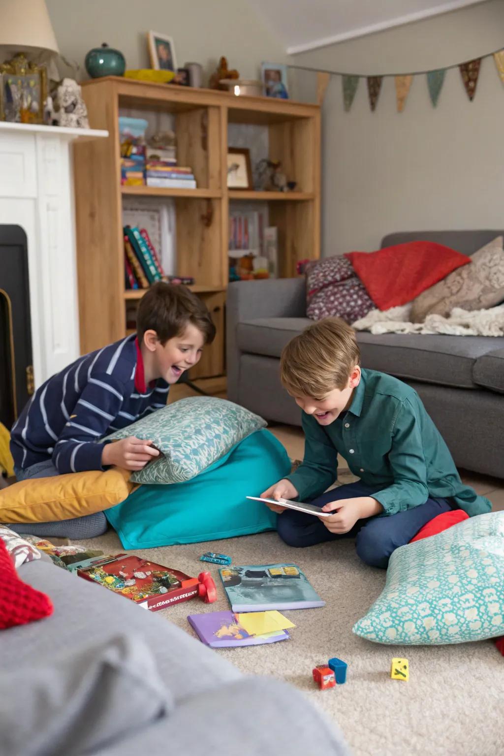 A scavenger hunt sparks a sense of adventure and inquisitiveness.