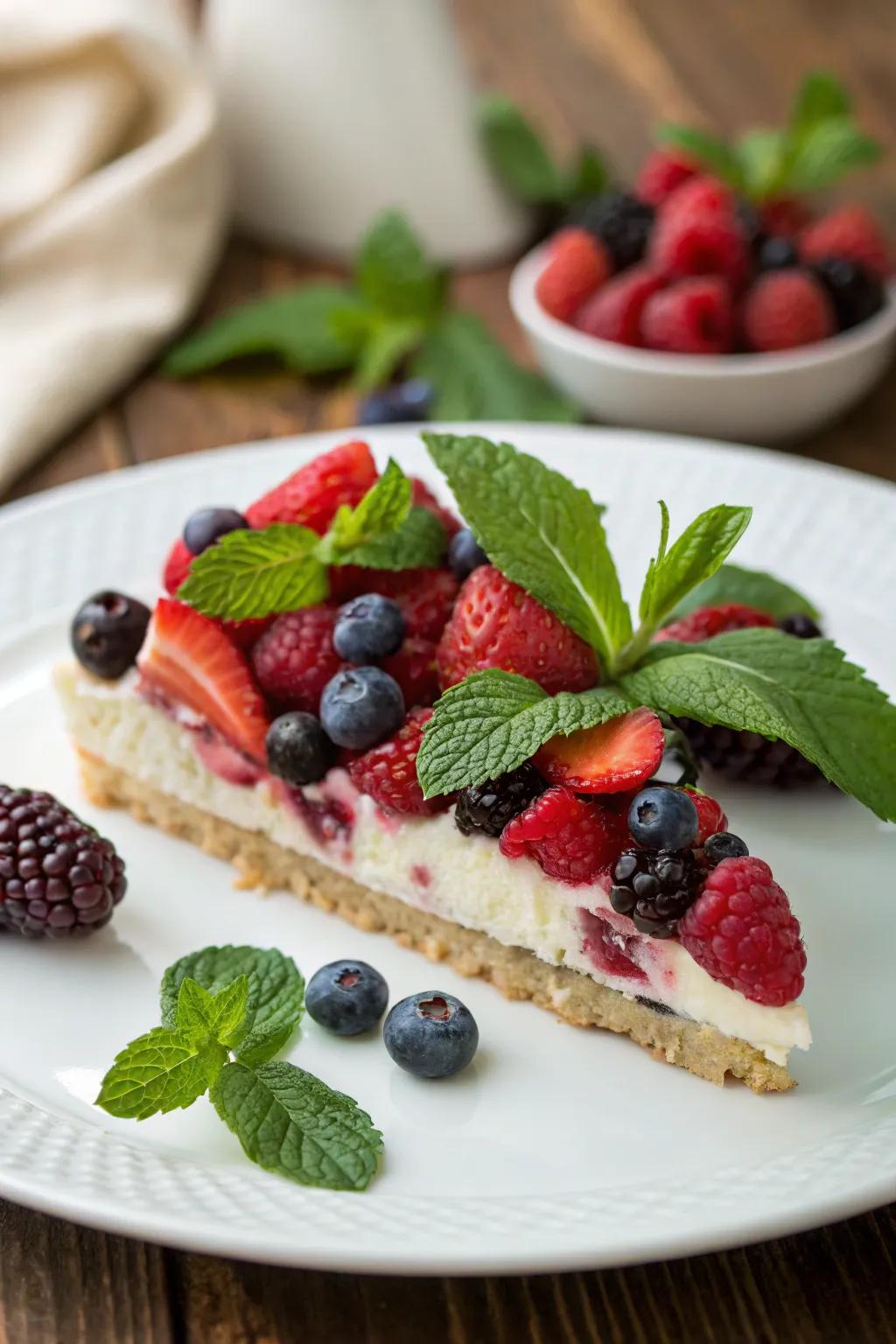 Fresh fruit additions bring vibrancy and freshness to your dessert.
