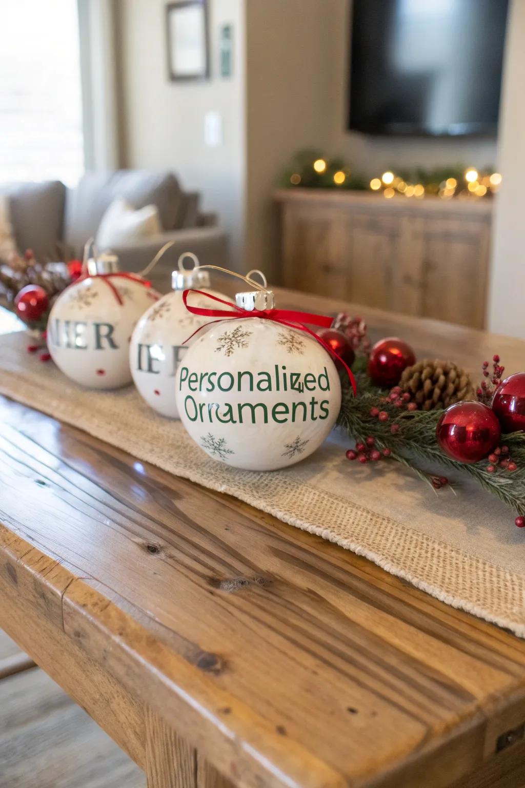 Custom decorations are memorable party gifts.
