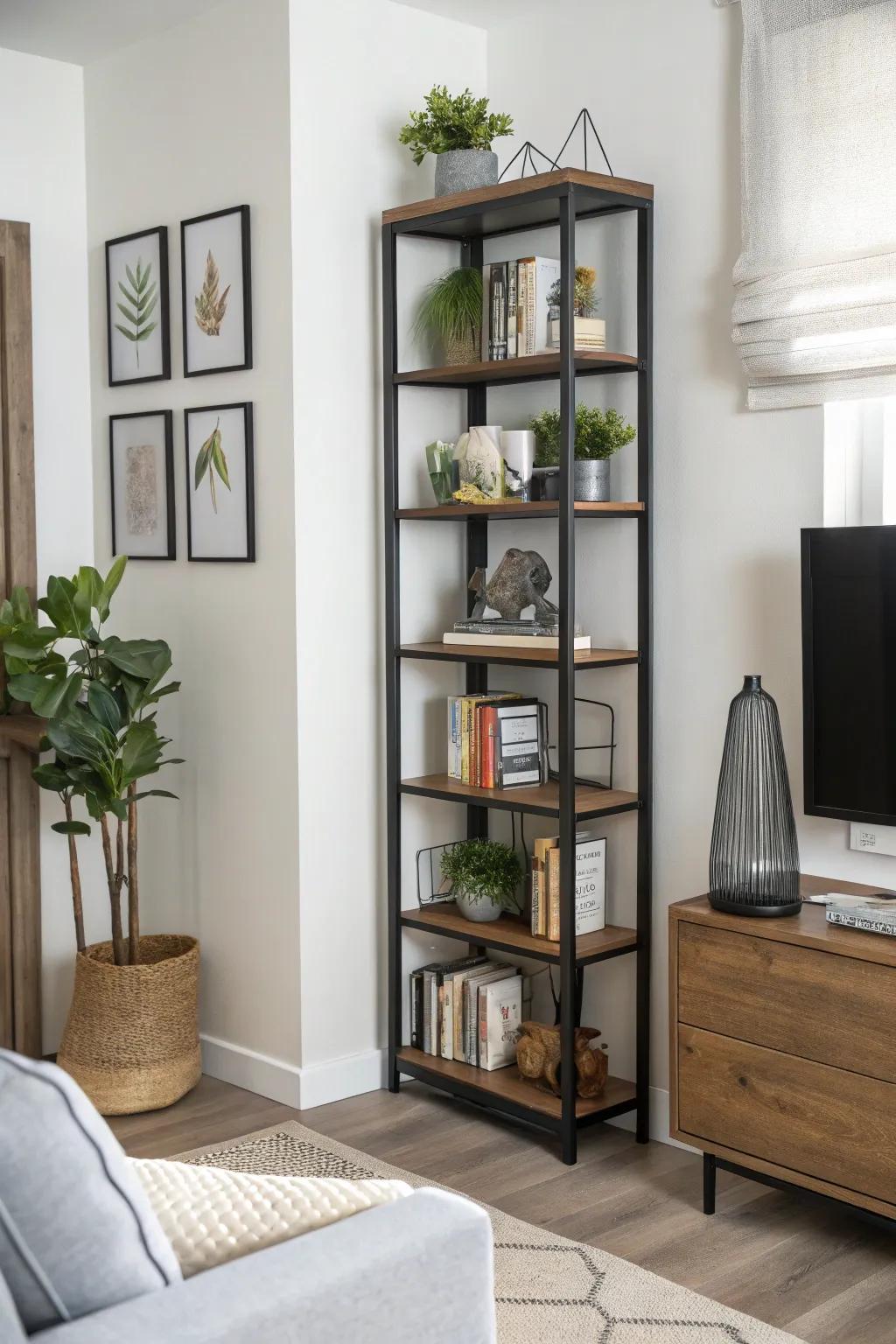 With corner shelving configurations, you can optimize both space and style.