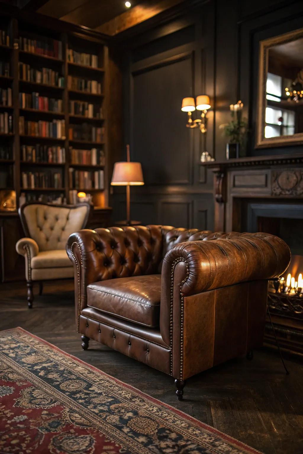 Classic furniture selections add sophistication and solace to your dwelling space.