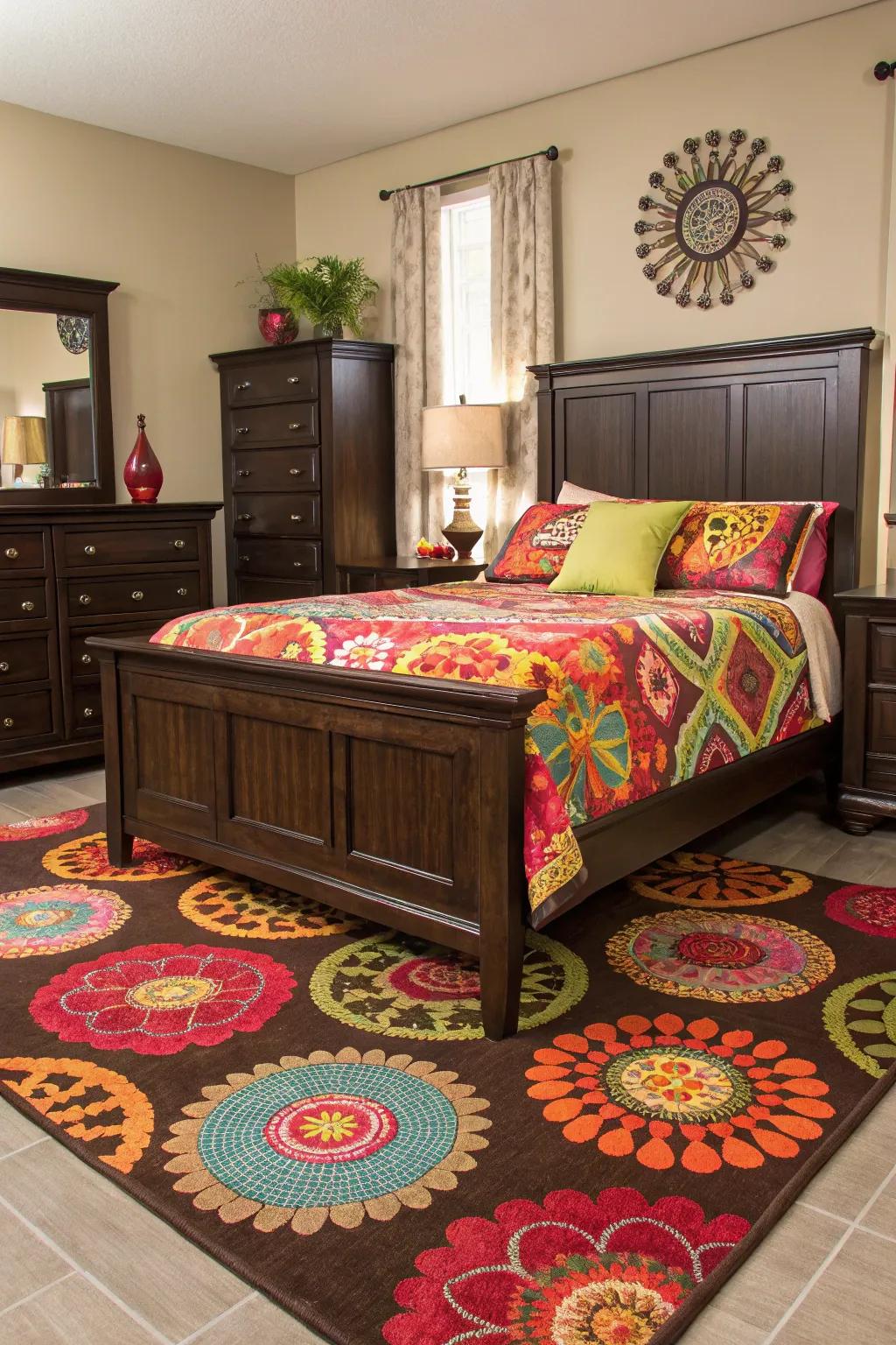 Designs breathe dynamism and vitality into spaces featuring elements of dark brown.