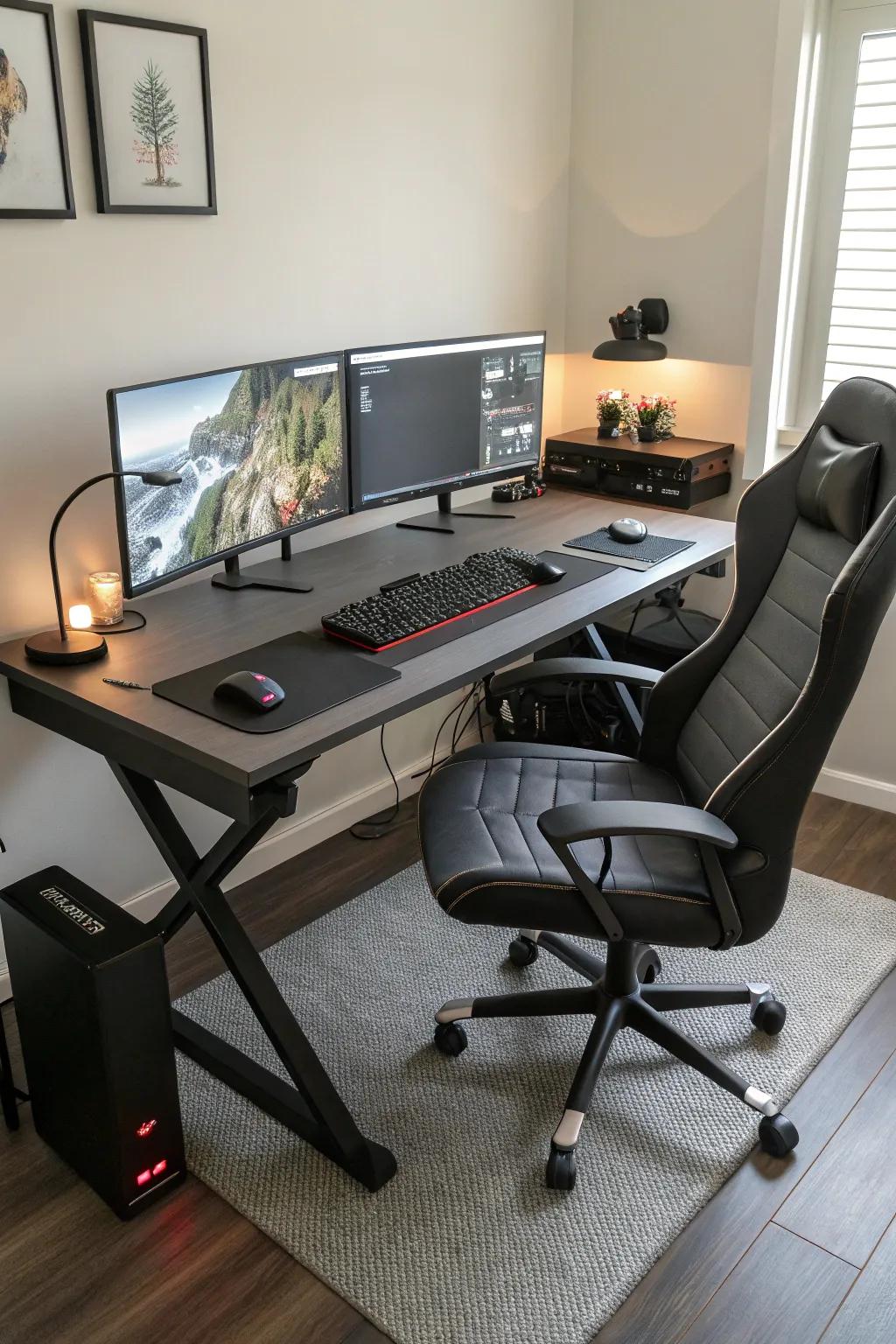 A well-designed configuration renders gaming times more pleasurable.