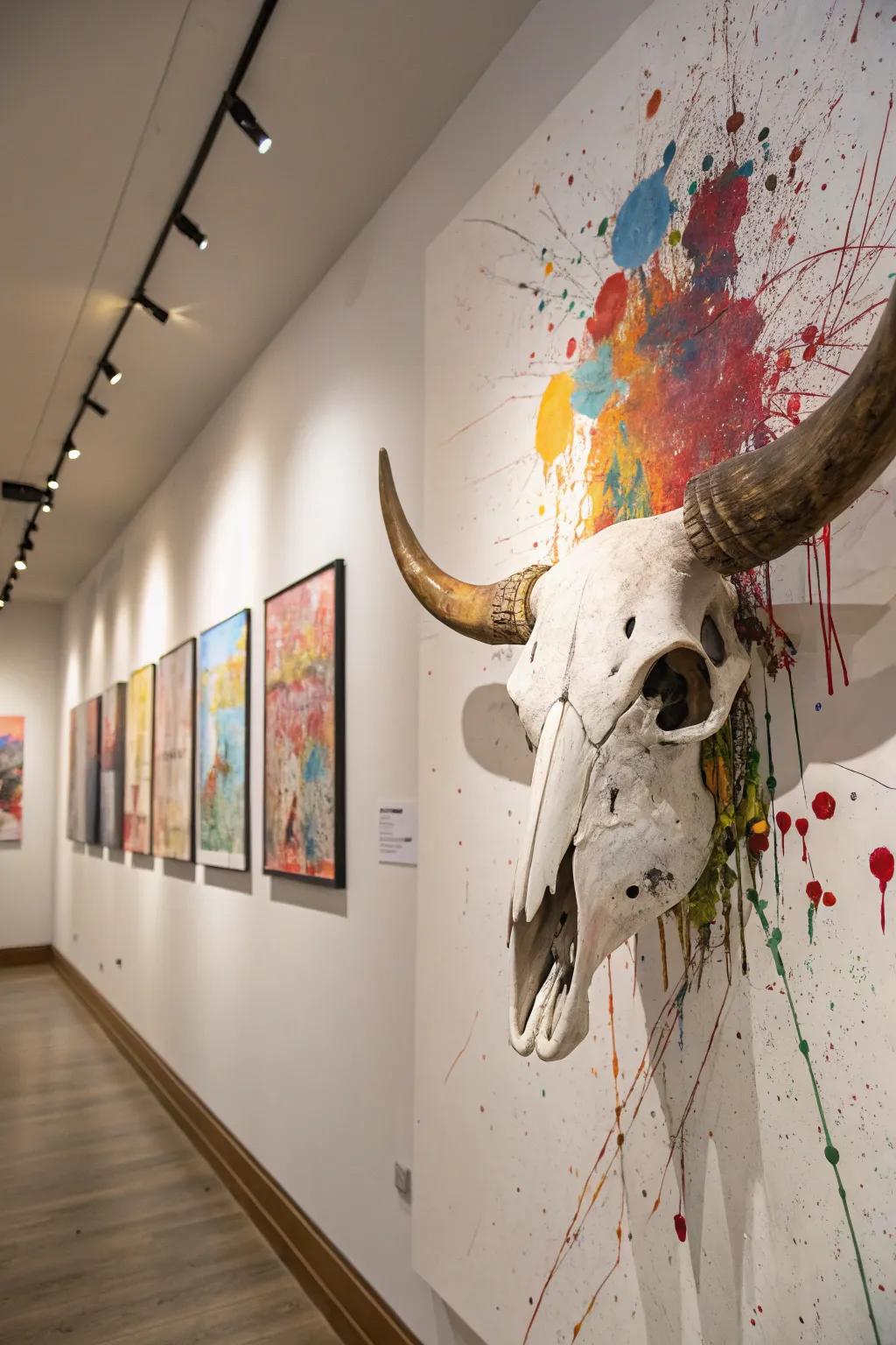 Abstract compositions provide a contemporary interpretation of established aesthetics.