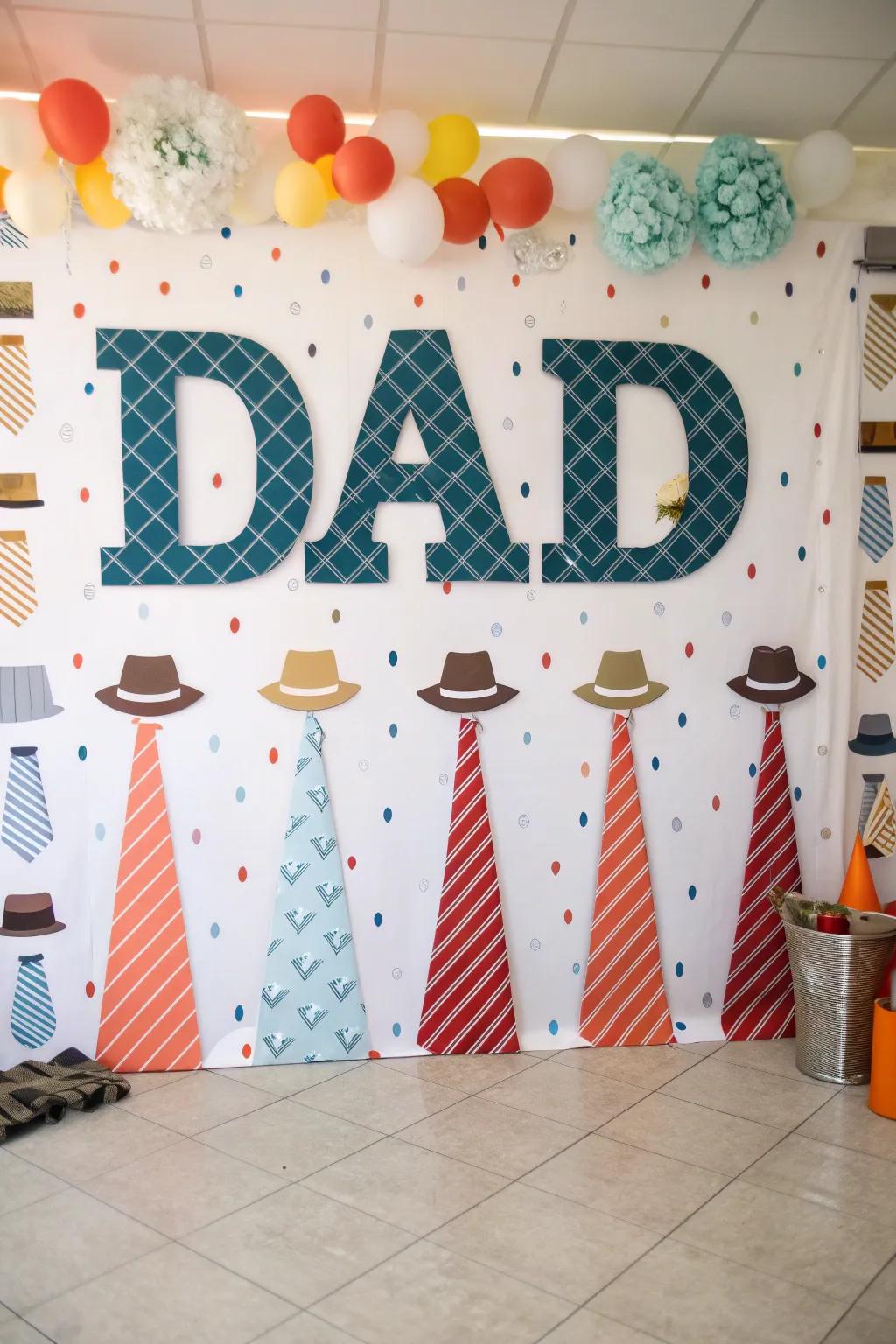 A stylish and attention-grabbing backdrop for a memorable event.