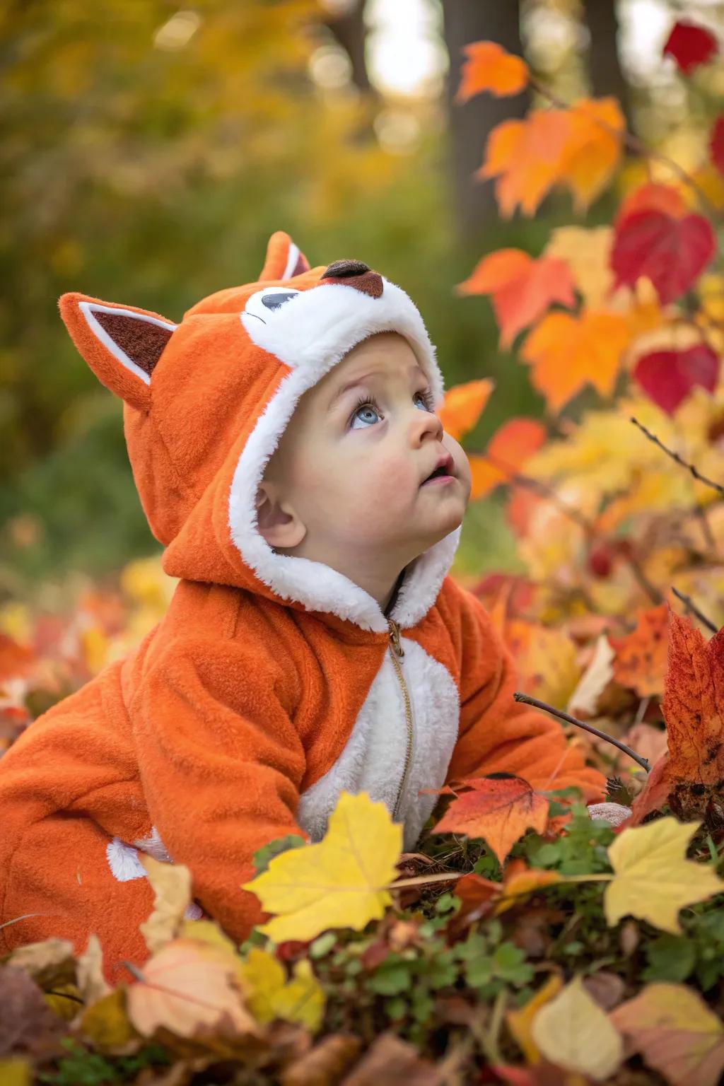 A snug and enchanting forest fox costume for a magical night.