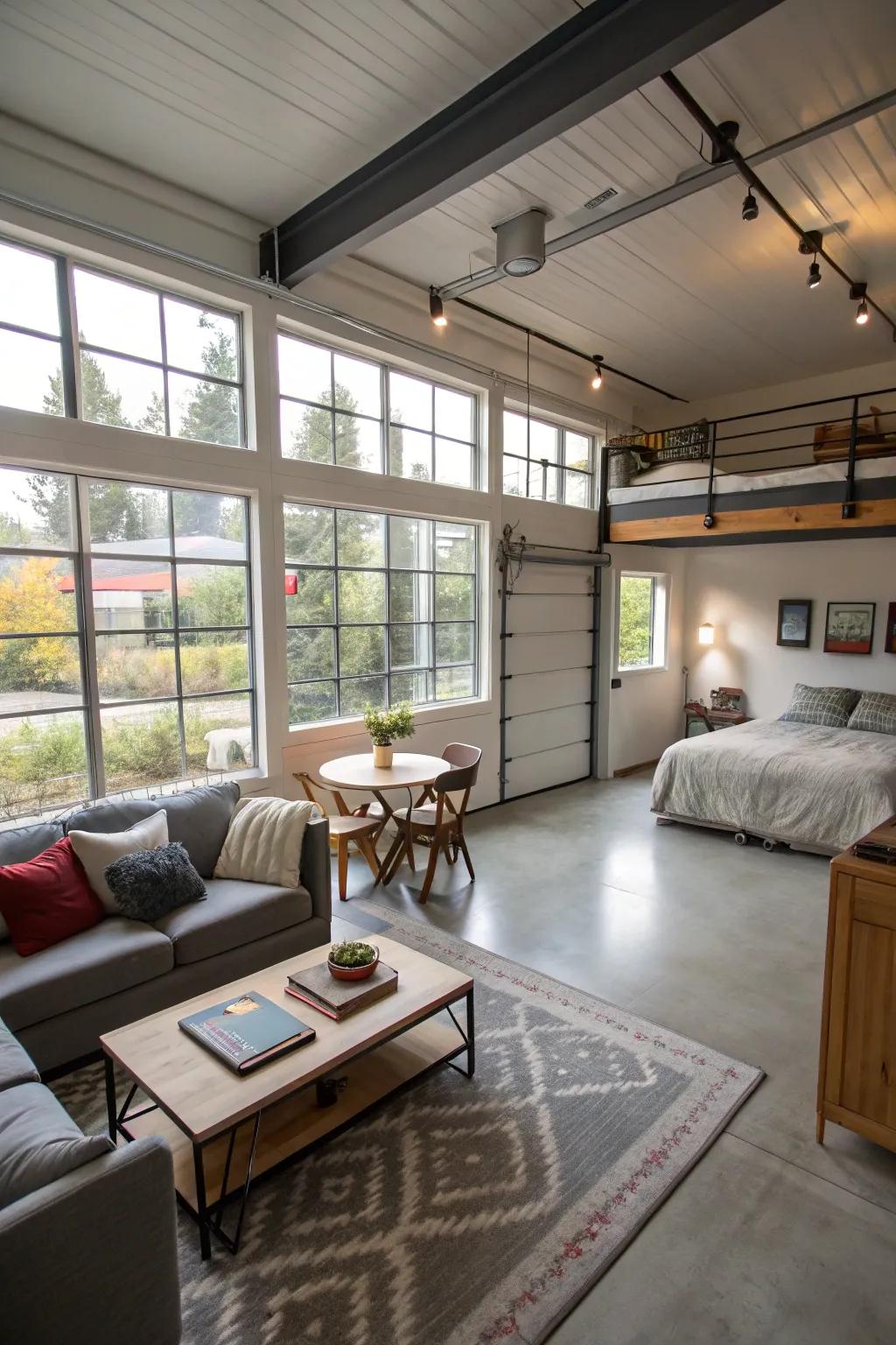 Effortlessly coordinated multi-functional living area.