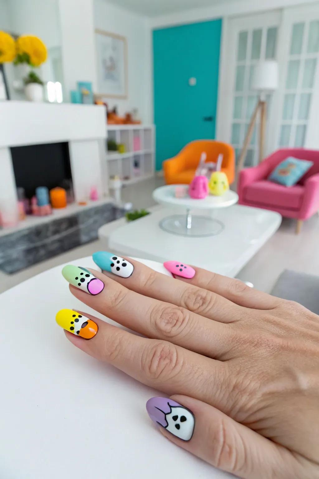 Lively pastel phantoms for a vivid twist