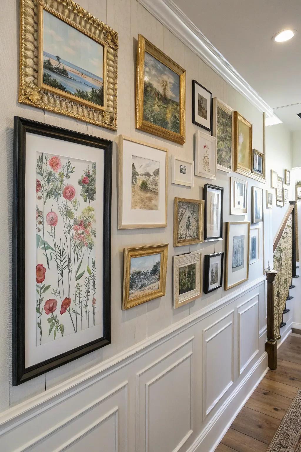 A curated wall display that reflects your unique character and preferences.