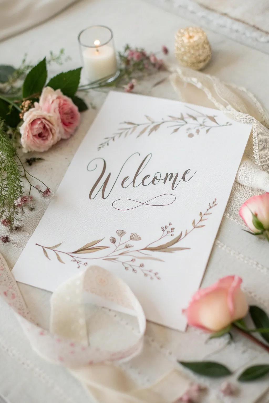Scripted fonts contribute a personal aspect to your invites.