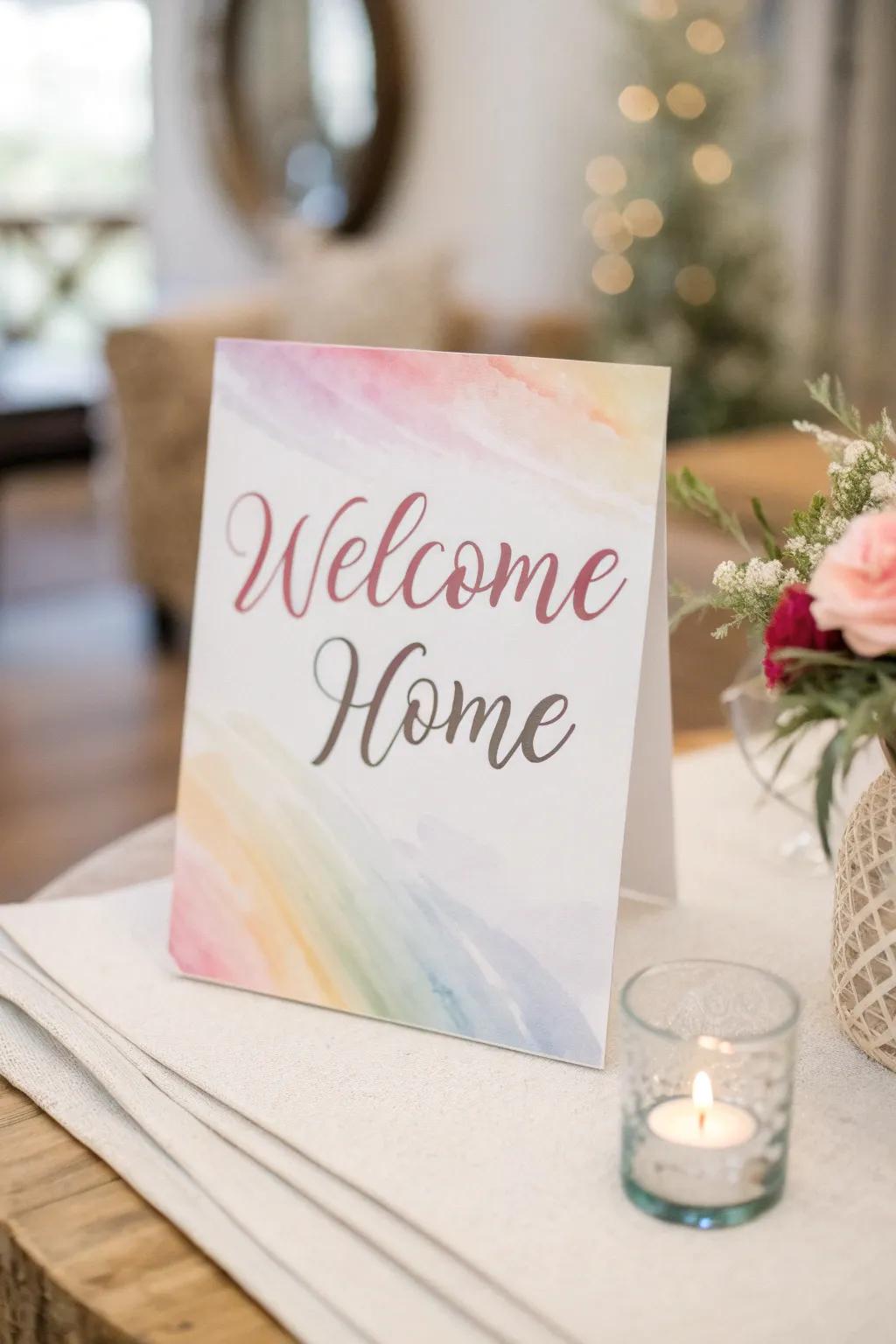 An inviting note to touch the soul