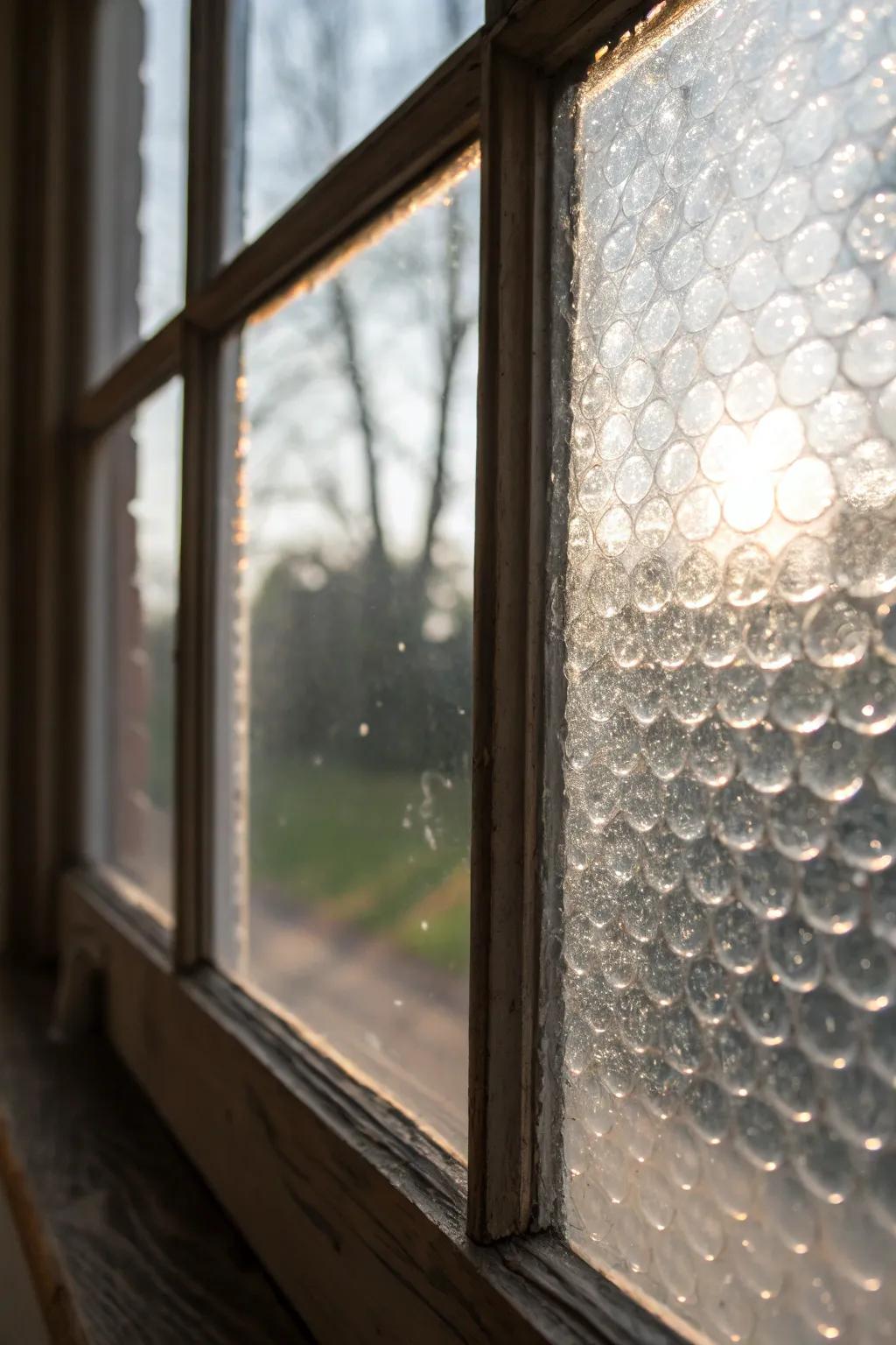 Air pocket wrap delivers a distinctive and effective form of insulation.