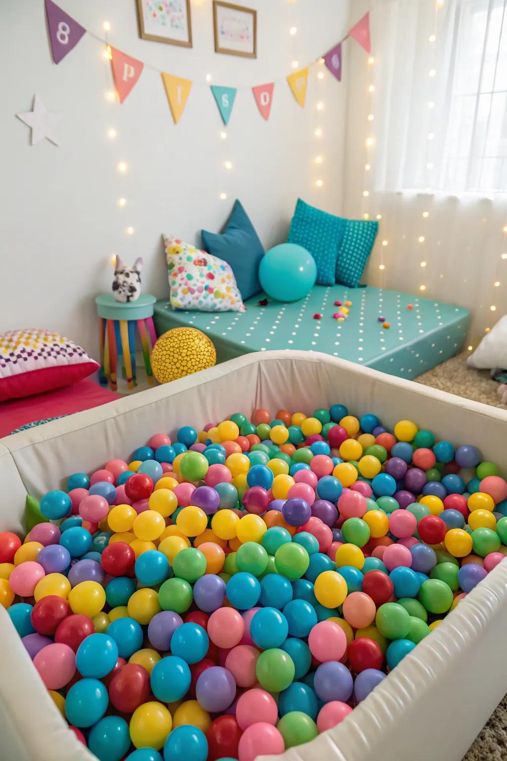 A sphere zone introduces a burst of vibrancy and exhilaration inside.