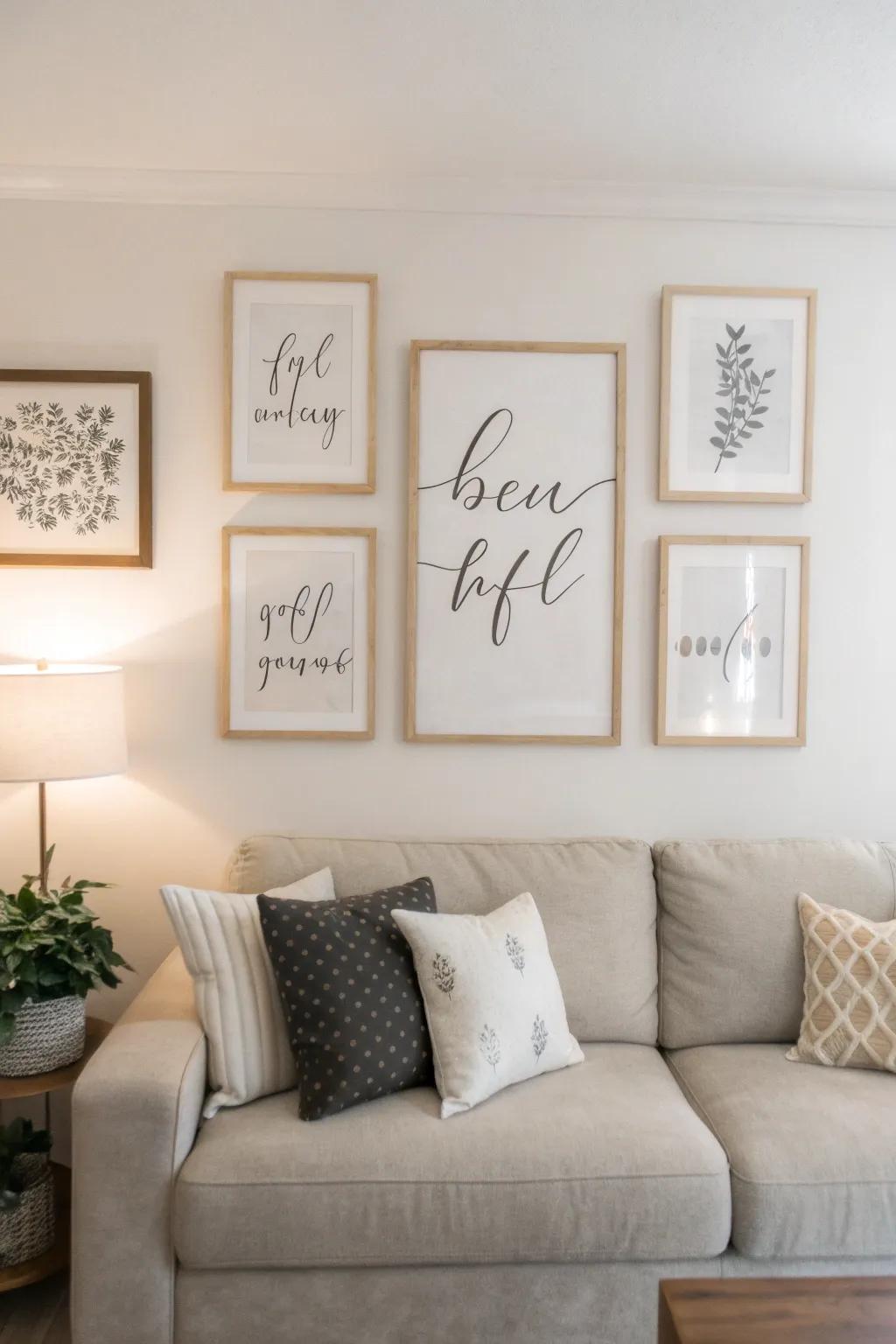 Inspire your day with exquisite quote wall adornments.