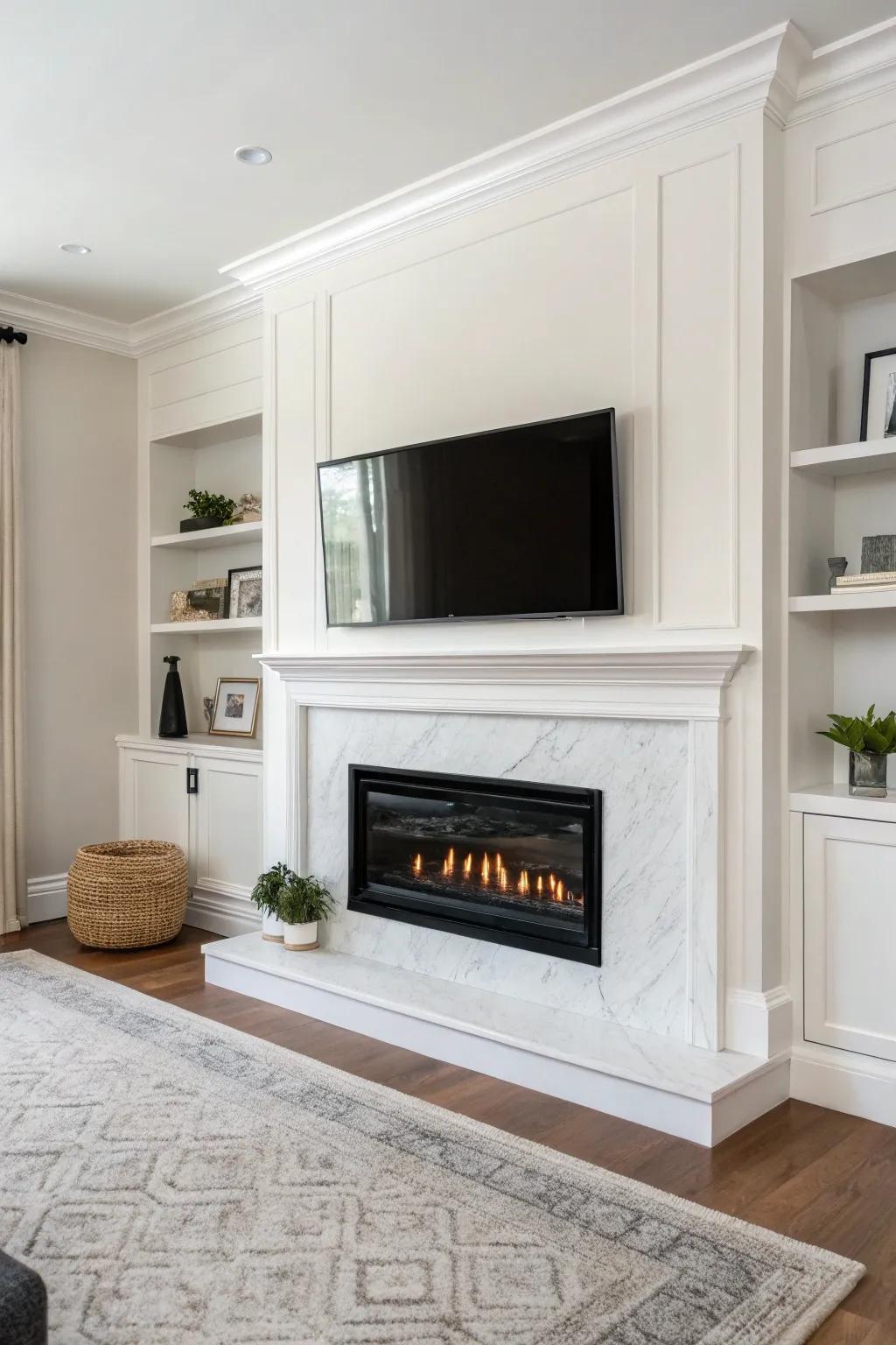 Refined simplicity crafts an expansive and clutter-free ambiance.