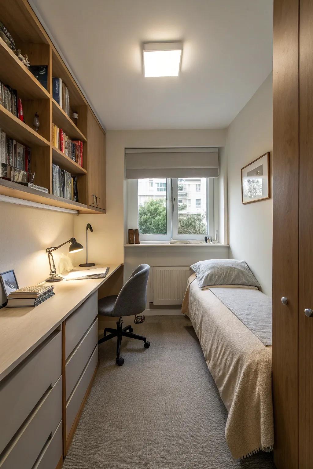 Divide your area into functional zones.