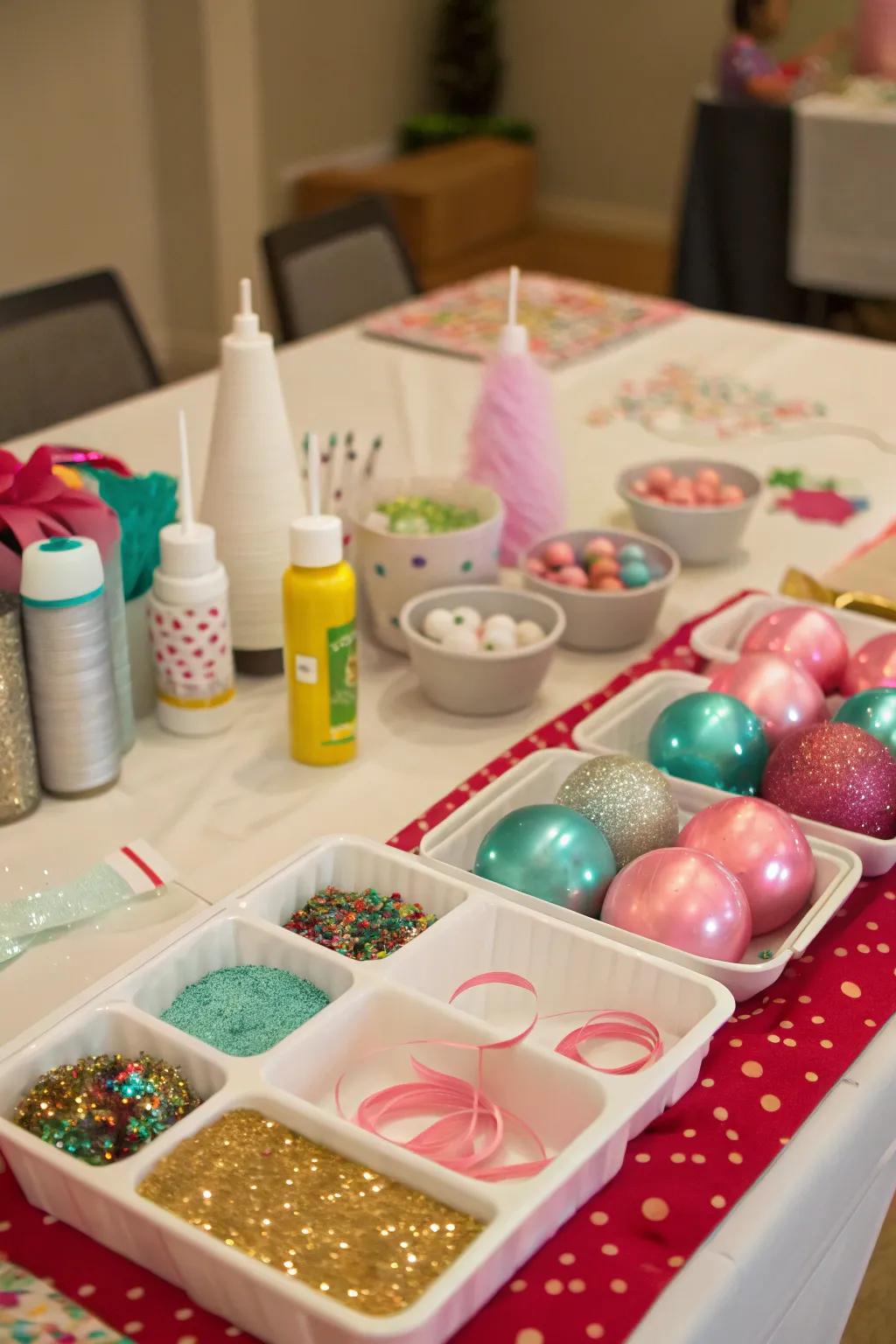 A celebratory bespoke adornment assembly setting to stimulate your Yuletide ingenuity.