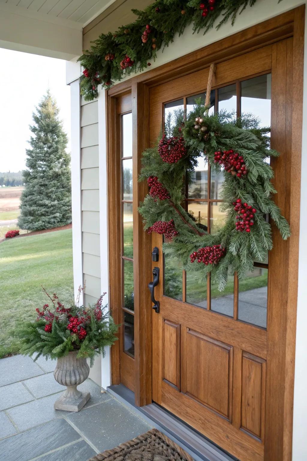 A circlet serves as a versatile ornamental element adaptable to any season or celebration.