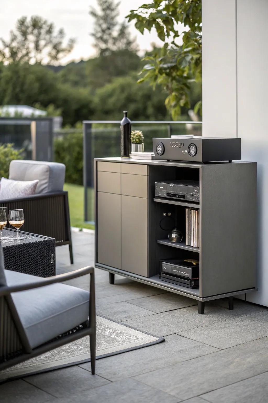 Modern metallic structures deliver an amalgam of style and fortification for open-air installations.