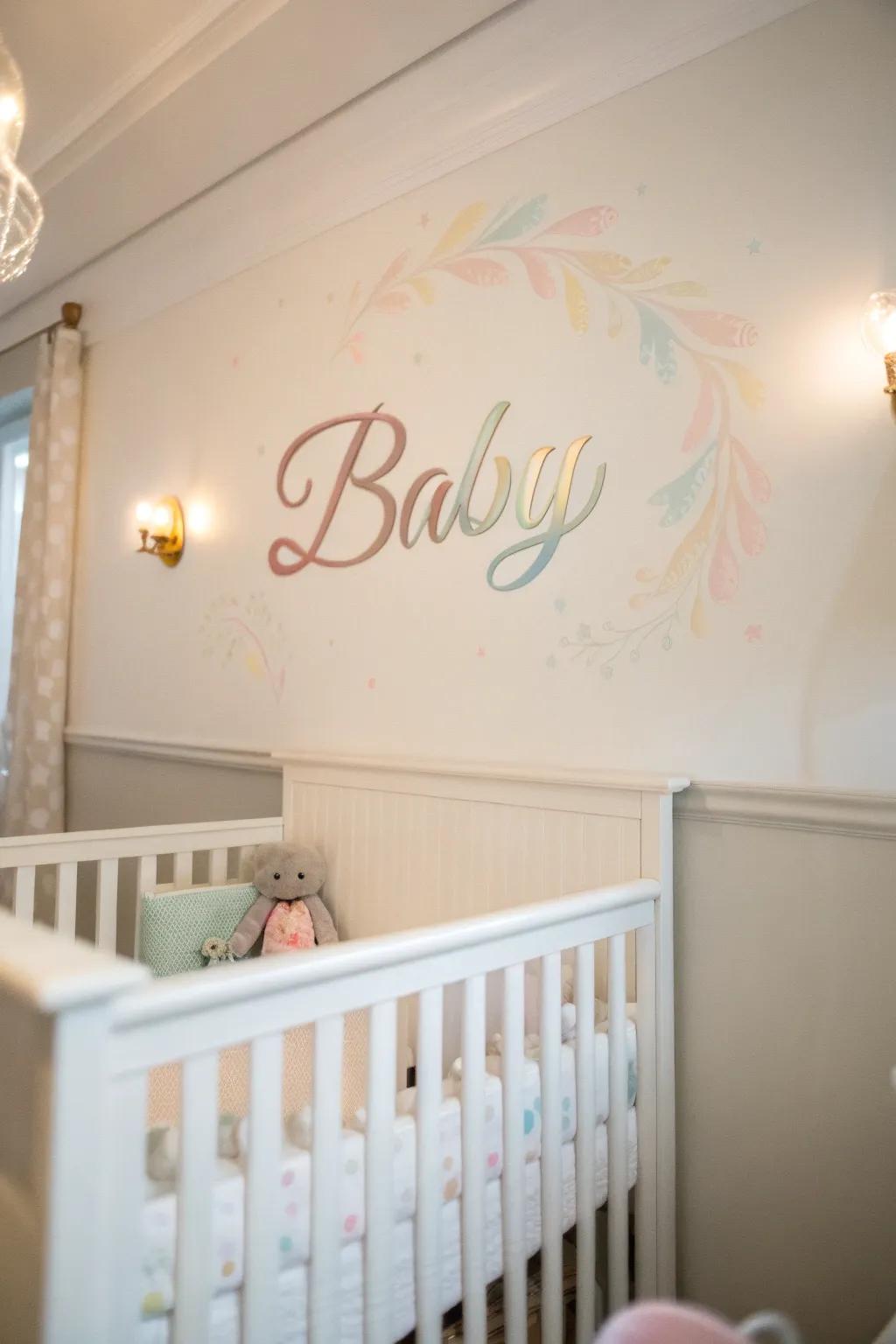 Personalized aspects render the nursery uniquely memorable for your precious one.