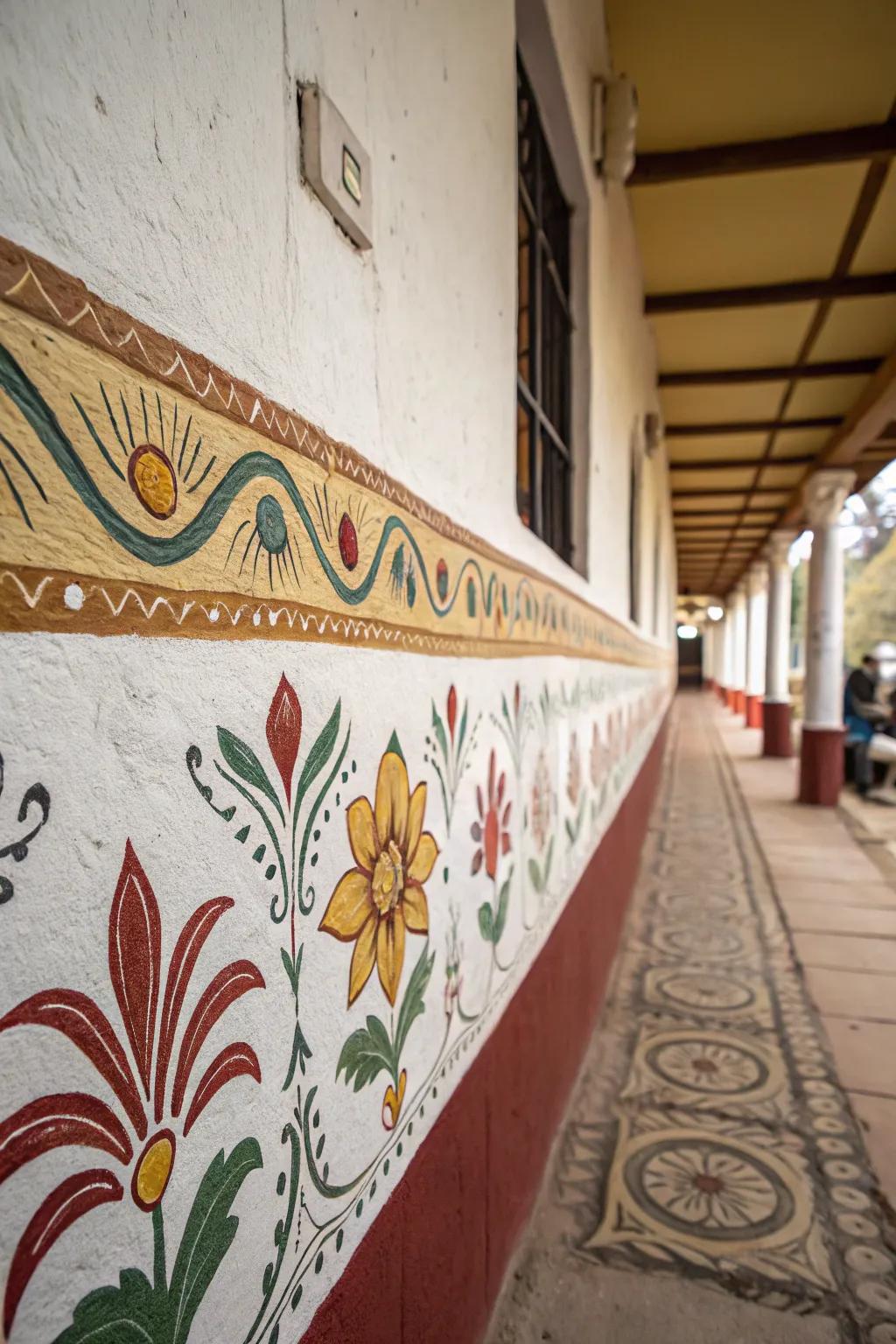 Customize your area with handcrafted border artistry.