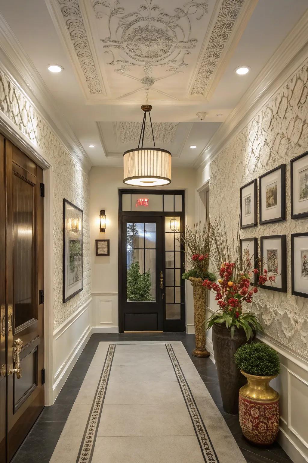 Reimagine your foyer through graceful contouring.