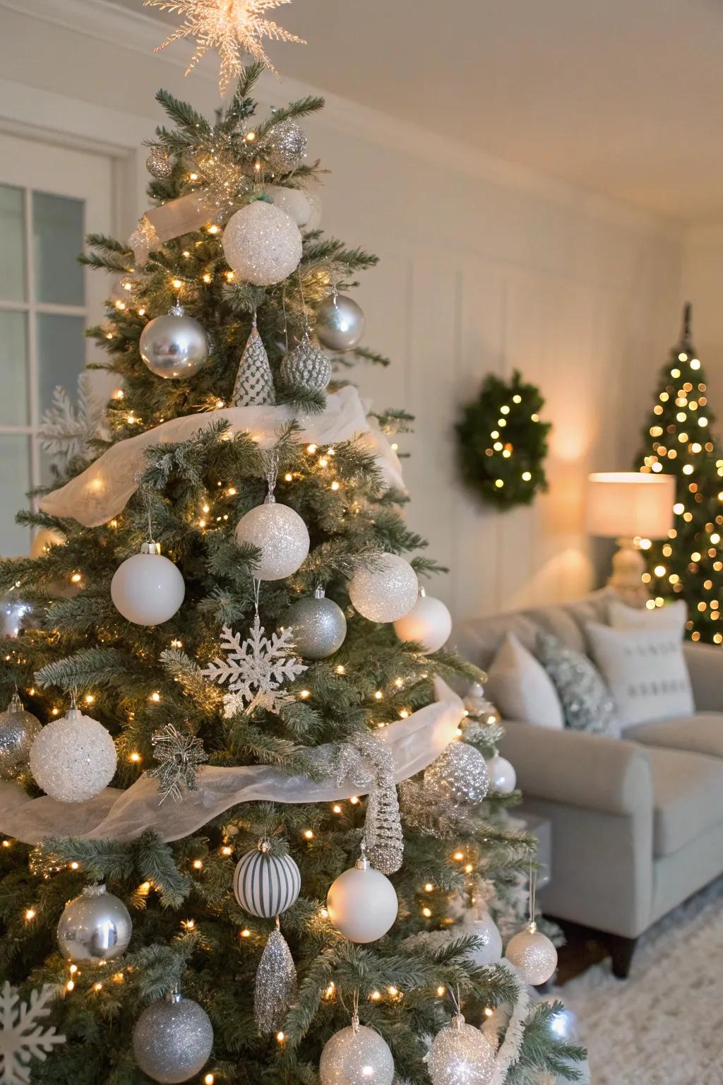 Embrace a quirky motif for your Yuletide fir to fascinate your visitors.
