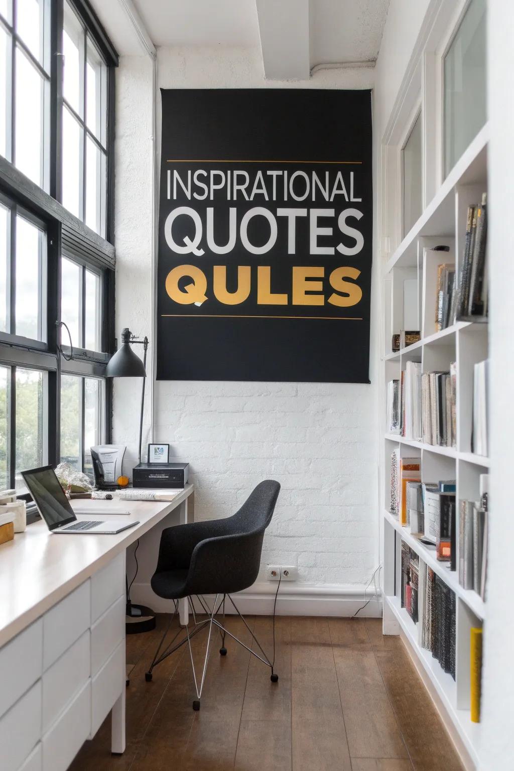 Lettering that inspires and motivates daily.