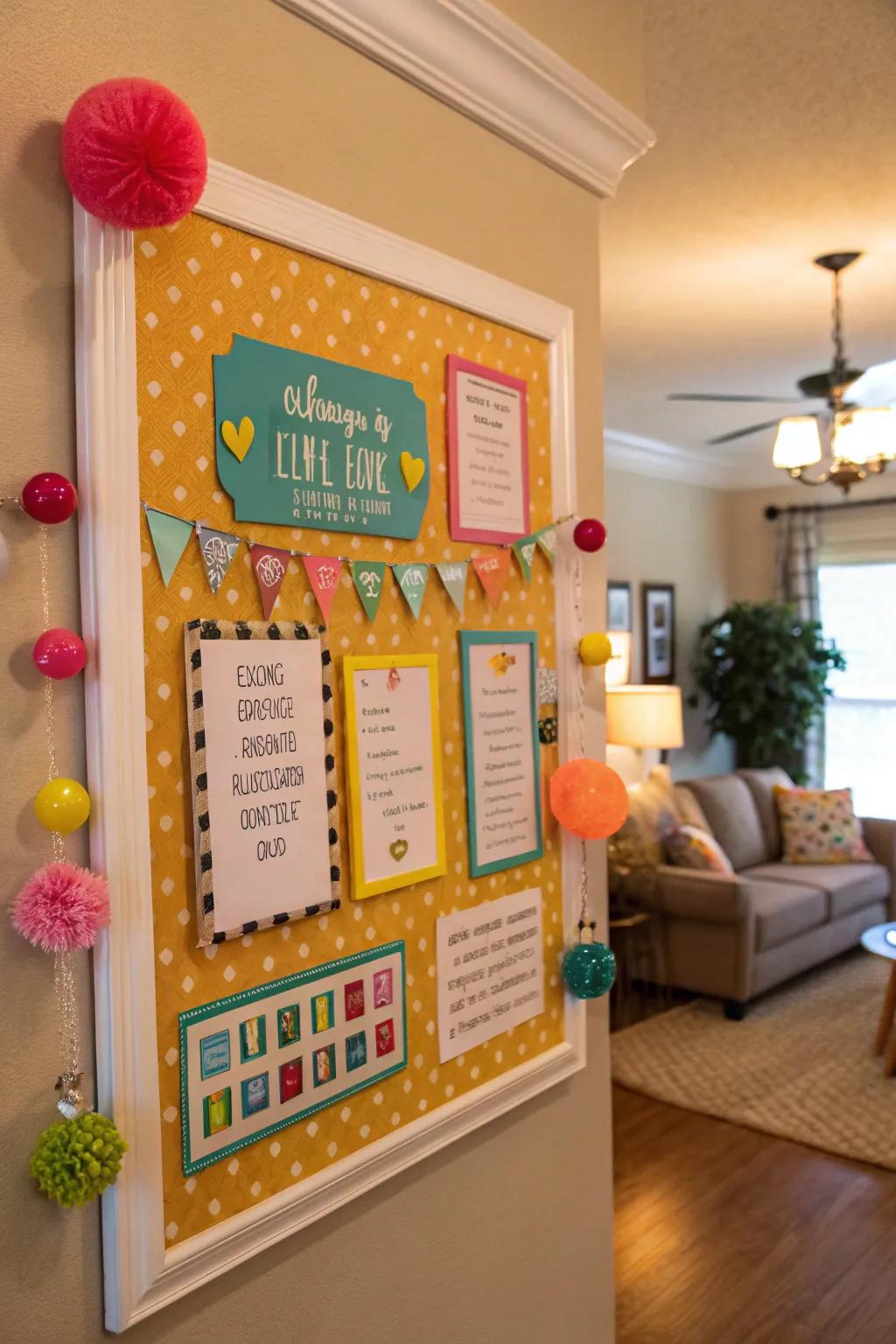 A display board showcasing amusing and offbeat concepts, spreading smiles.