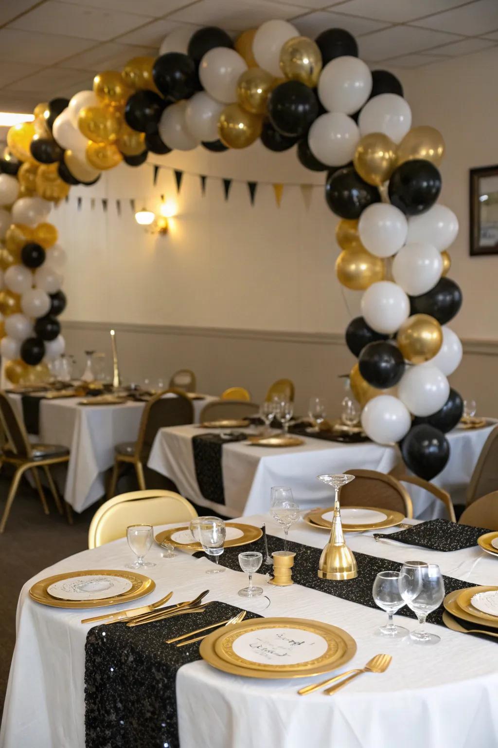A timeless color palette lends an elegant nuance to the celebration.