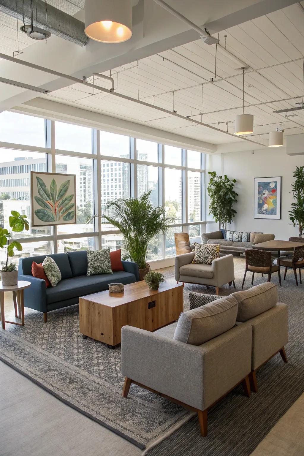 A thoughtfully planned configuration facilitates smooth transitions between designated zones.