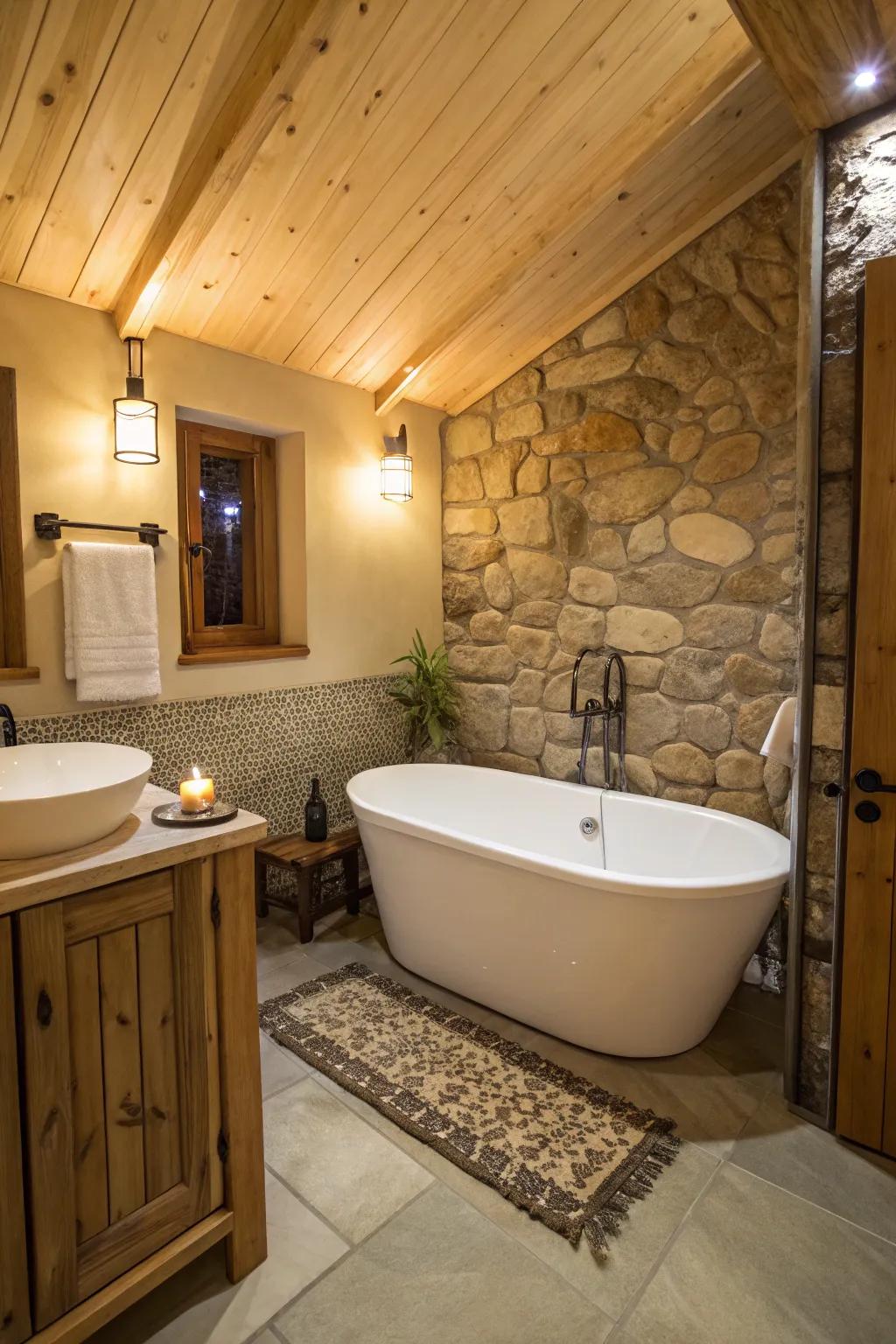 A corner location maximizes floor space and intimacy.