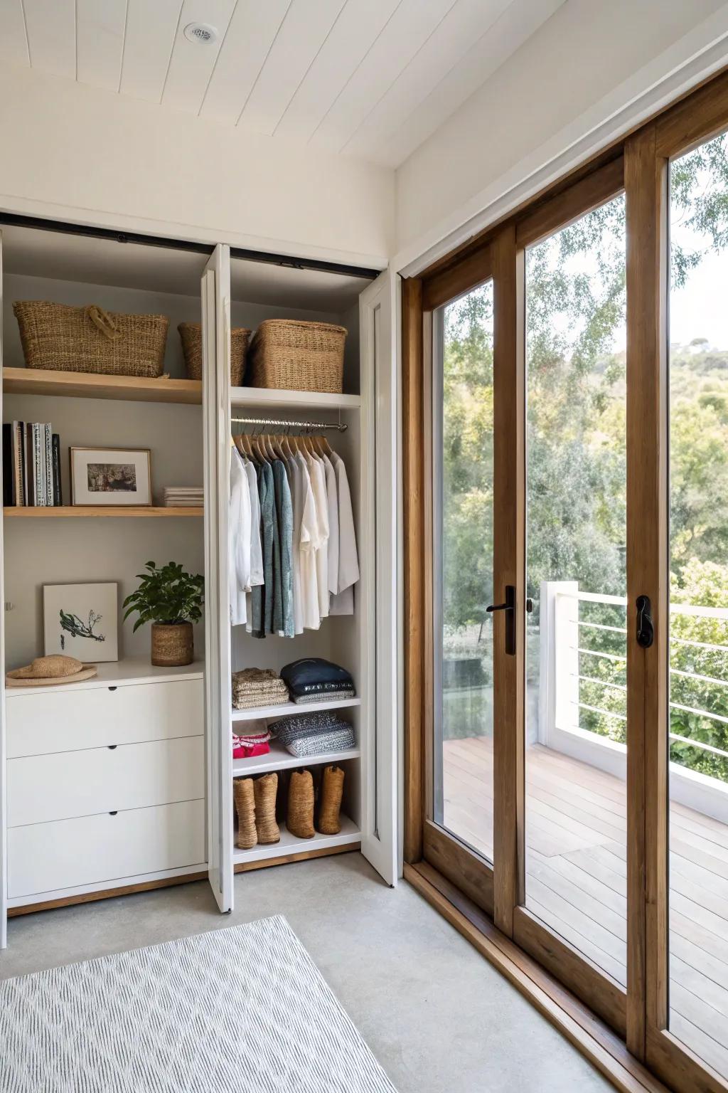 Bi-fold doors combine accessibility with stylish design.