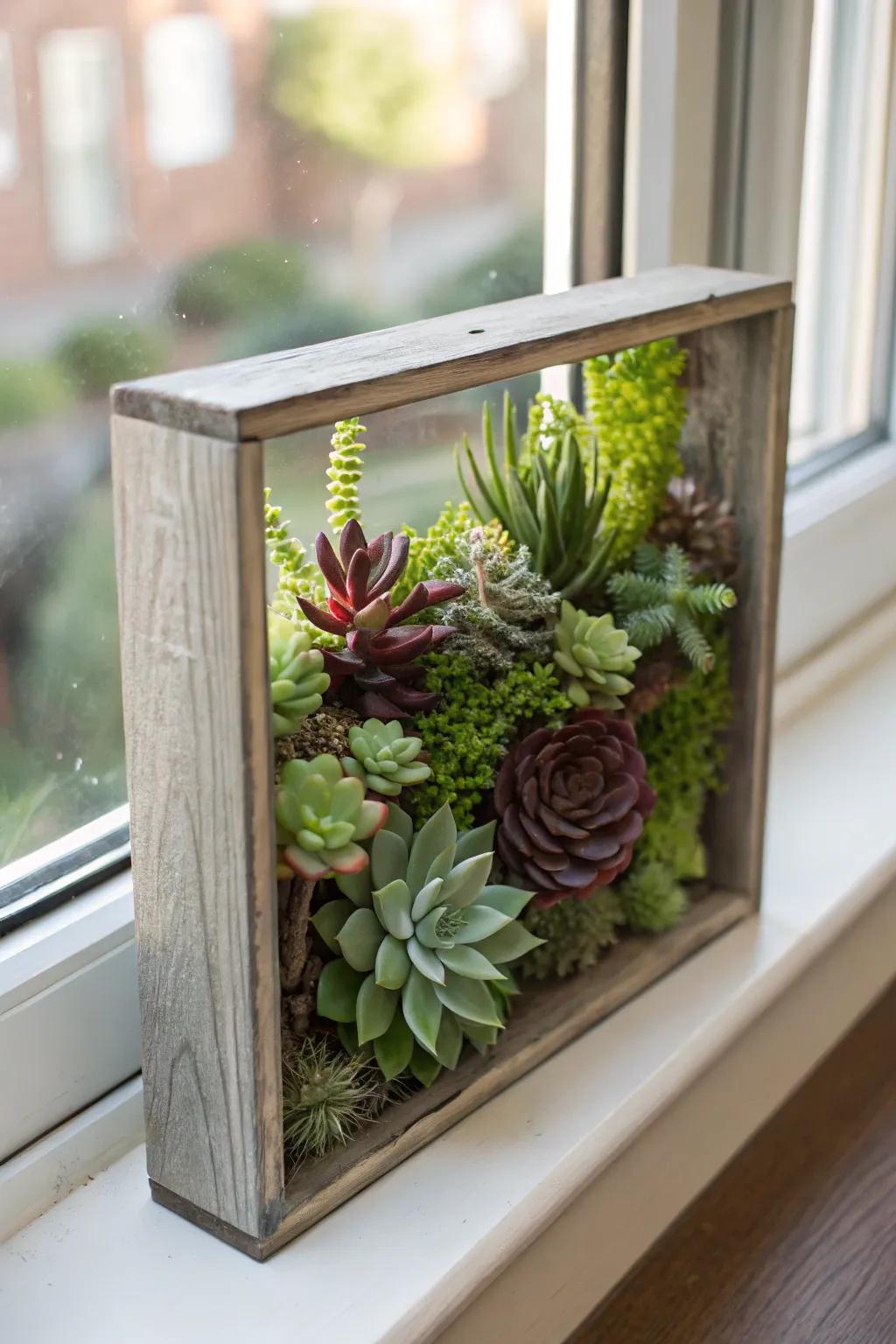 With a botanical shadow box, take pleasure in the allure of nature.