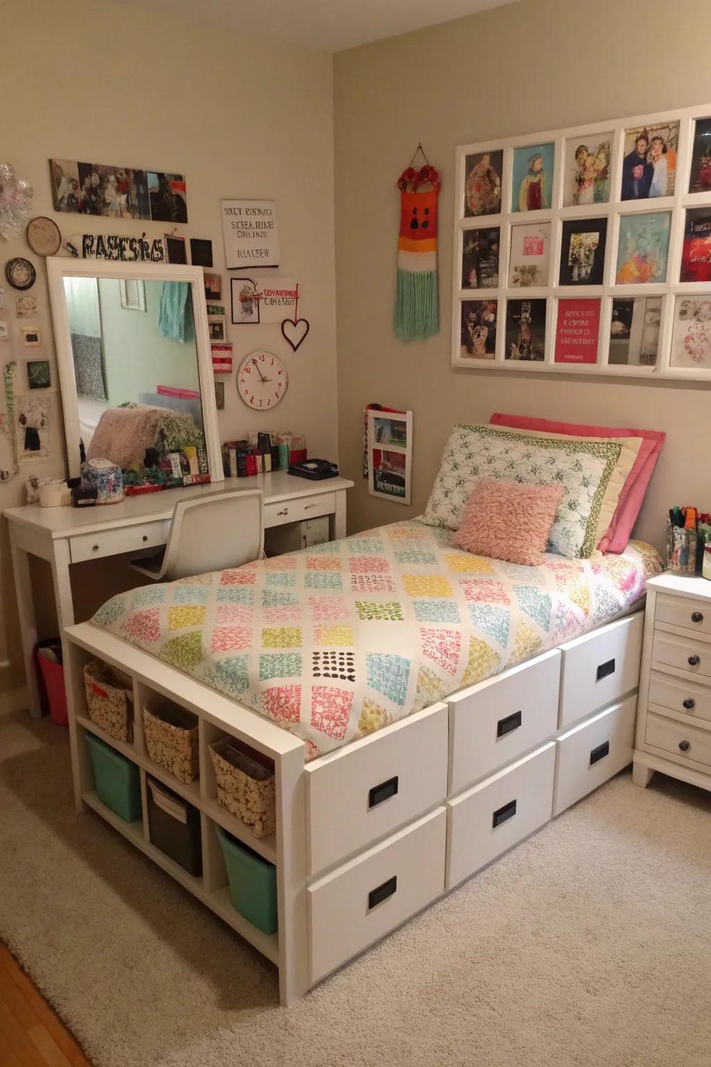 Multi-purpose furniture choices yield intelligent organizing alternatives.