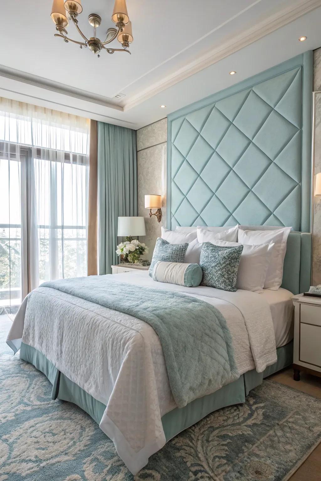 Enjoy opulent bedding for supreme comfort and relaxation.