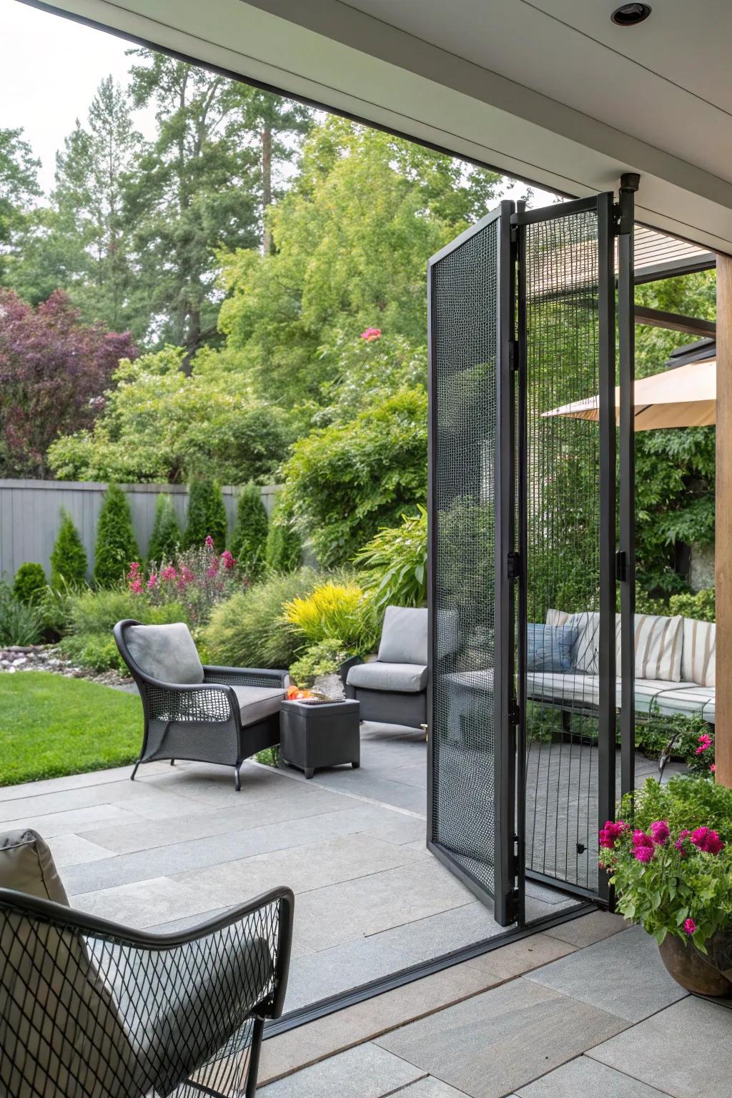 Adaptable netting barriers deliver security while preserving aesthetic grace.