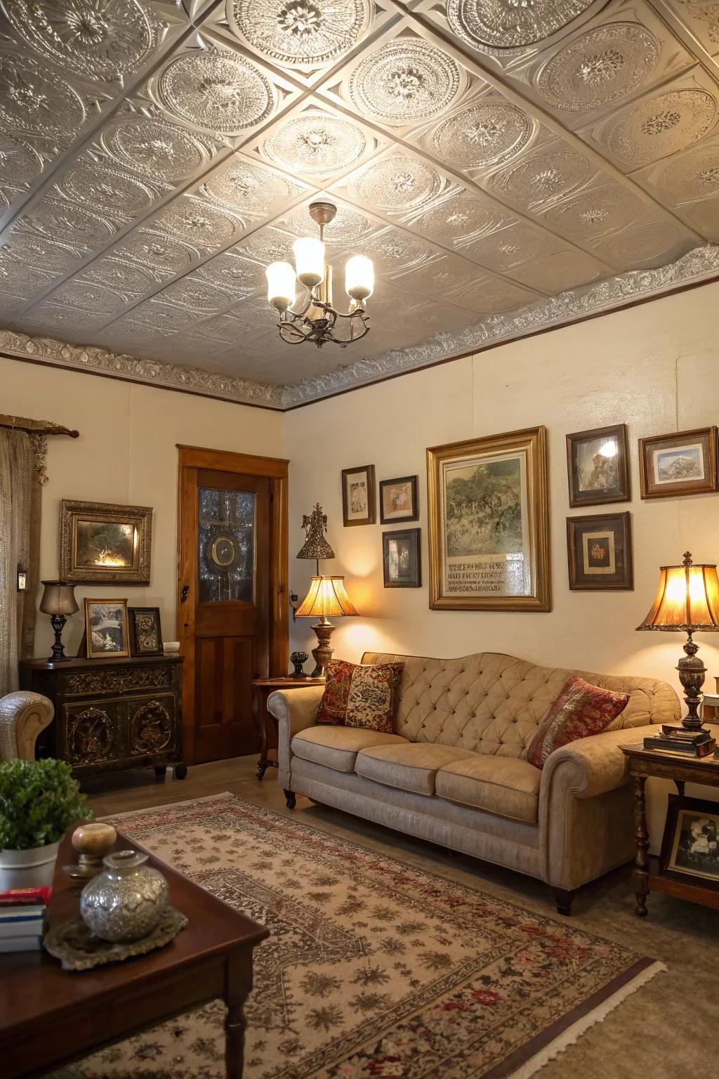Create a captivating focal point in your living room.