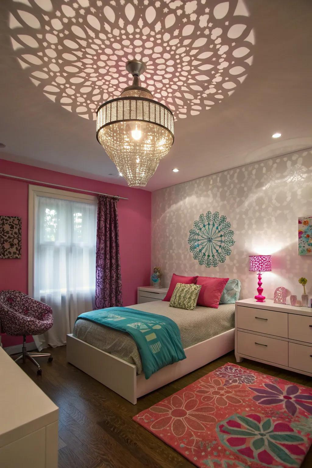 Illumination as a standout component can redefine the ambiance of a tween bedroom.