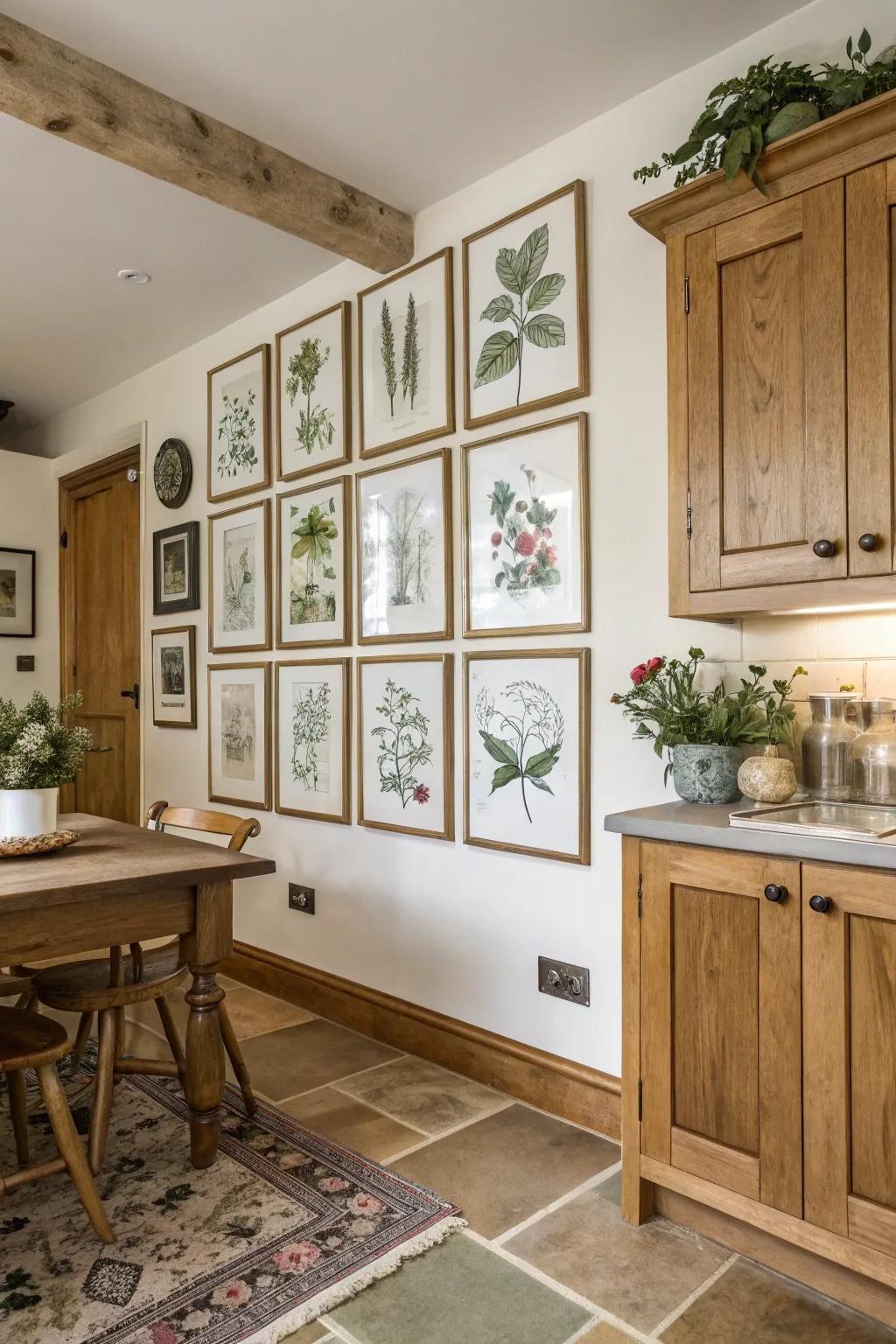 A sophisticated gallery unified by a botanical theme