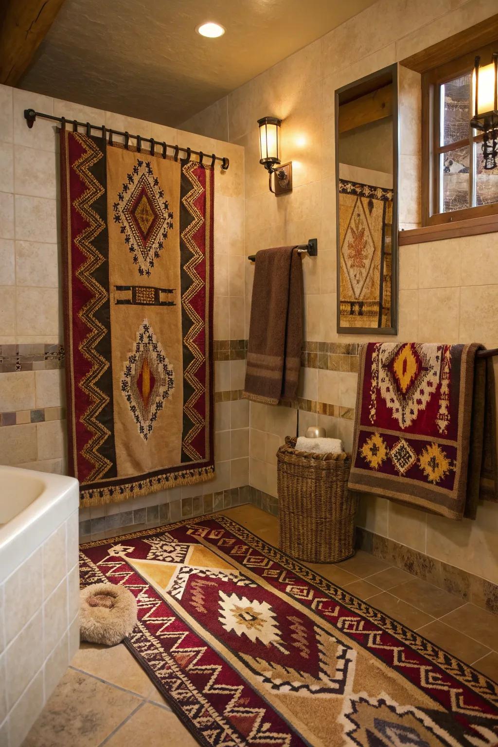 Motifs inspired by Indigenous American artistry contribute cultural substance.